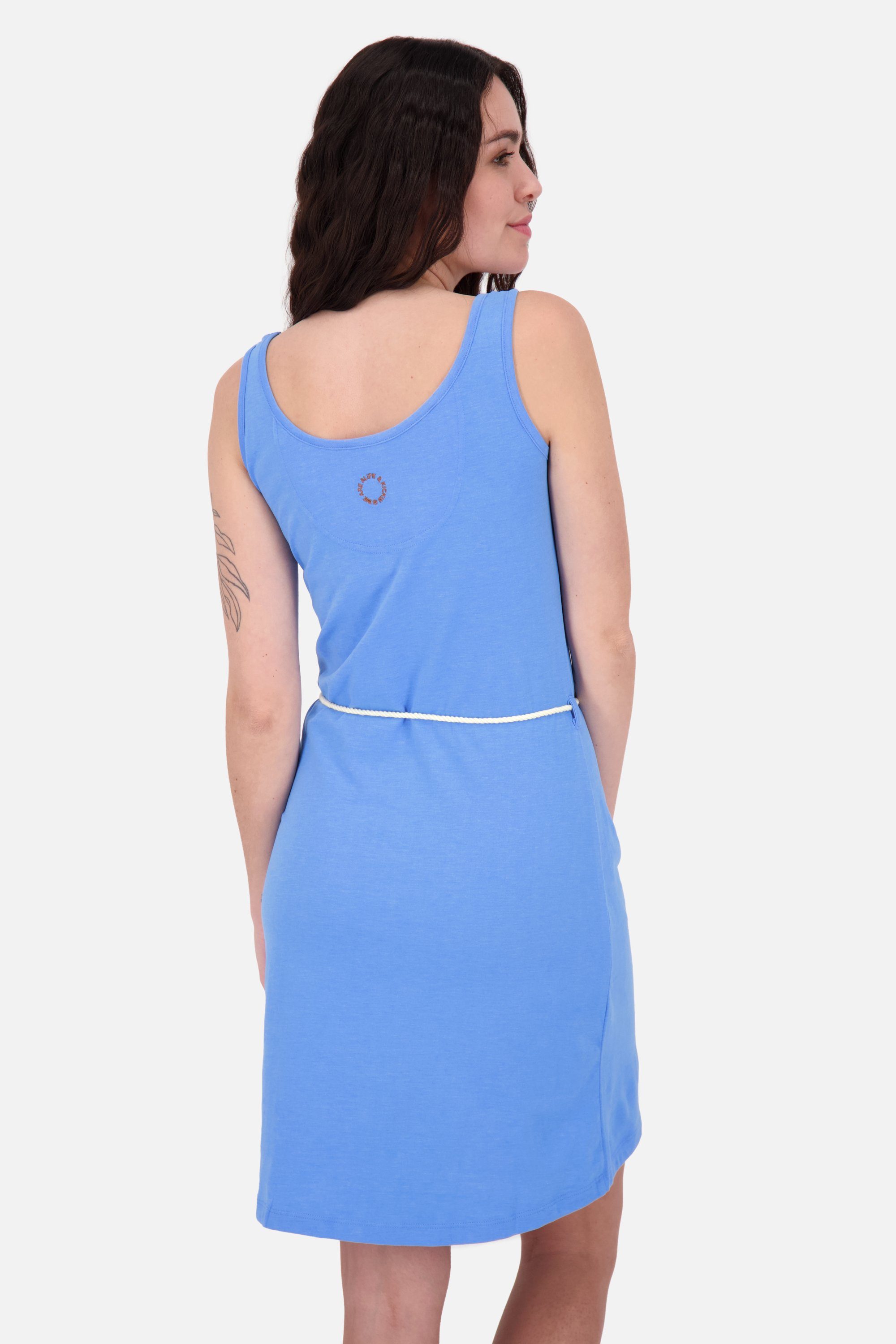 Sommerkleid A Kickin & melange Damen azure Alife Sleeveless Dress Sommerkleid, Kleid JenniferAK