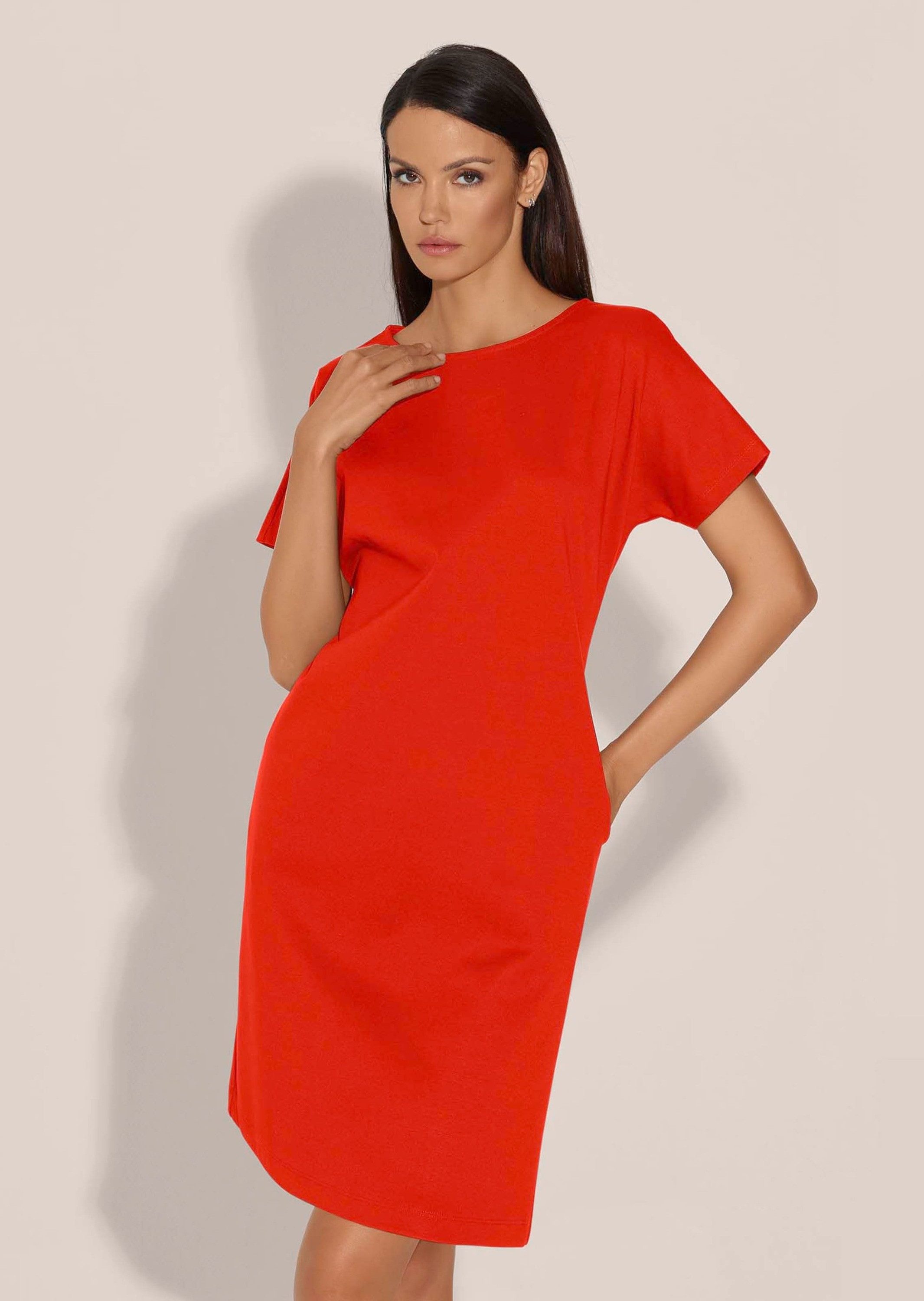 MADELEINE Midikleid Jerseykleid in angesagter H-Linie günstig online kaufen