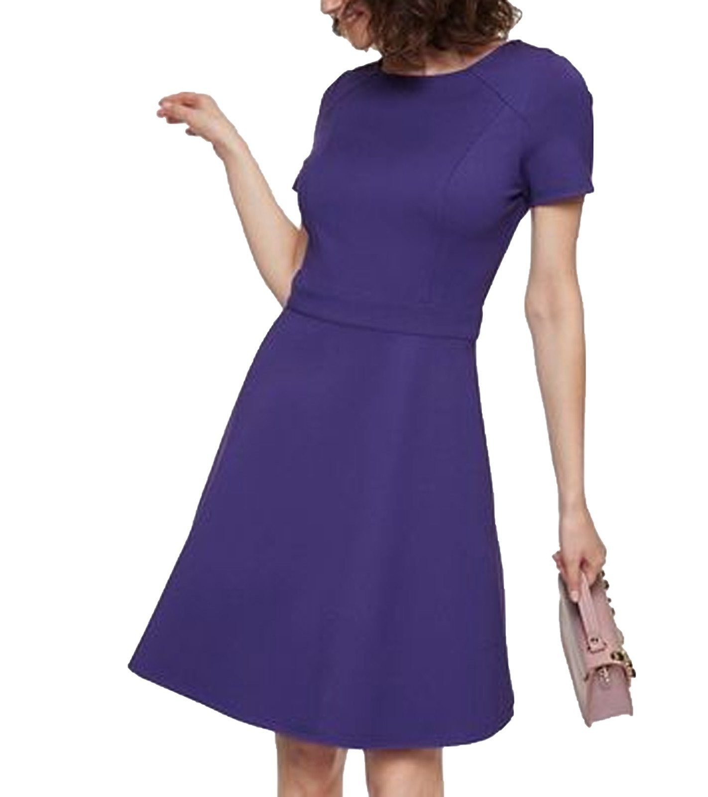 GUIDO MARIA KRETSCHMER Minikleid »GUIDO MARIA KRETSCHMER Designer-Kleid  schickes Damen Mini-Kleid mit weitem Rock Cocktail-Kleid Violett« online  kaufen | OTTO