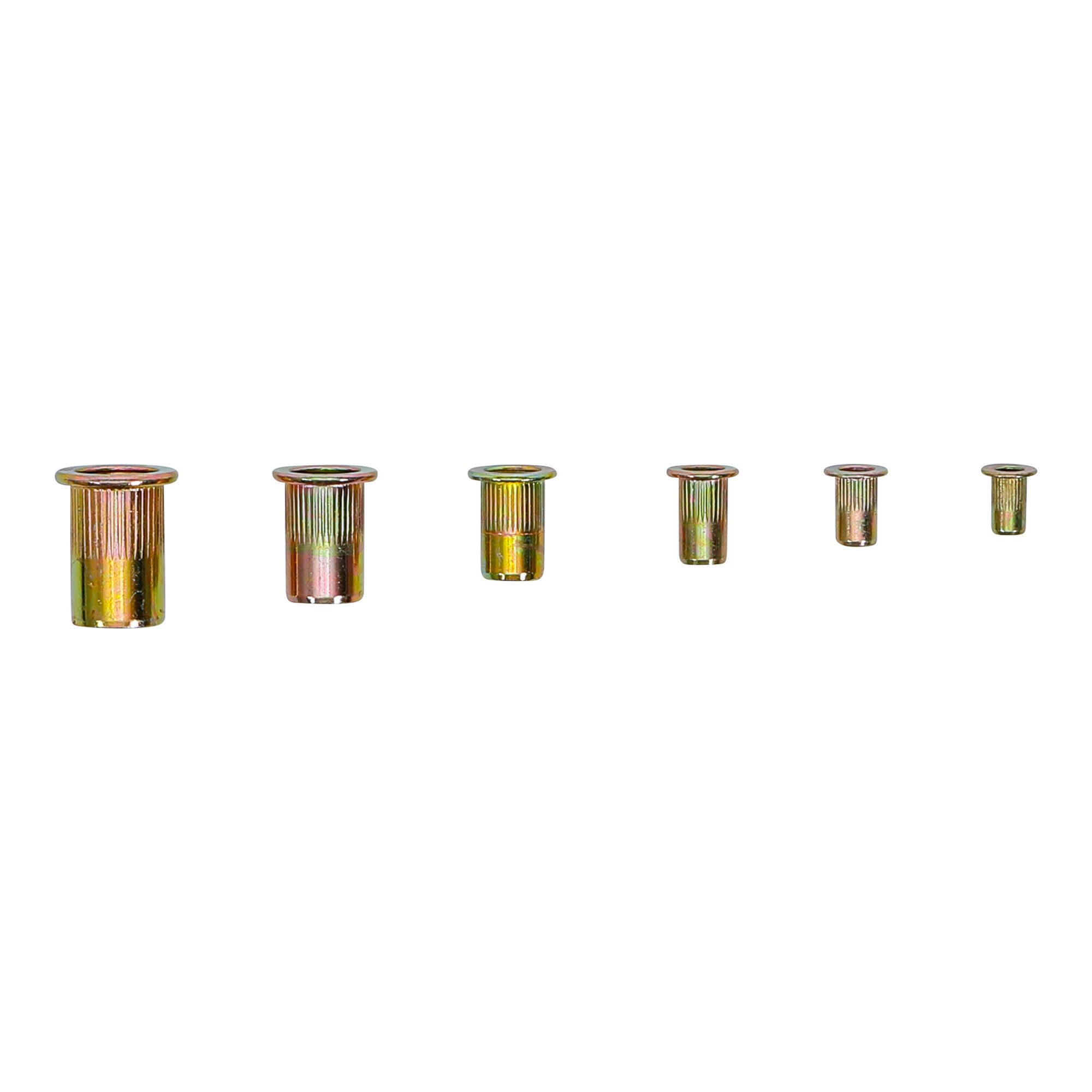 BGS technic Blindniete BGS Nietmuttern-Sortiment verzinkter Stahl 150-tlg.