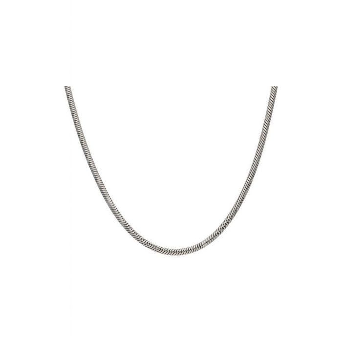 JuwelmaLux Silberkette Halskette Silber Schlangenkette 55 cm (1-tlg) Damen Silberkette Silber 925/000 inkl. Schmuckschachtel
