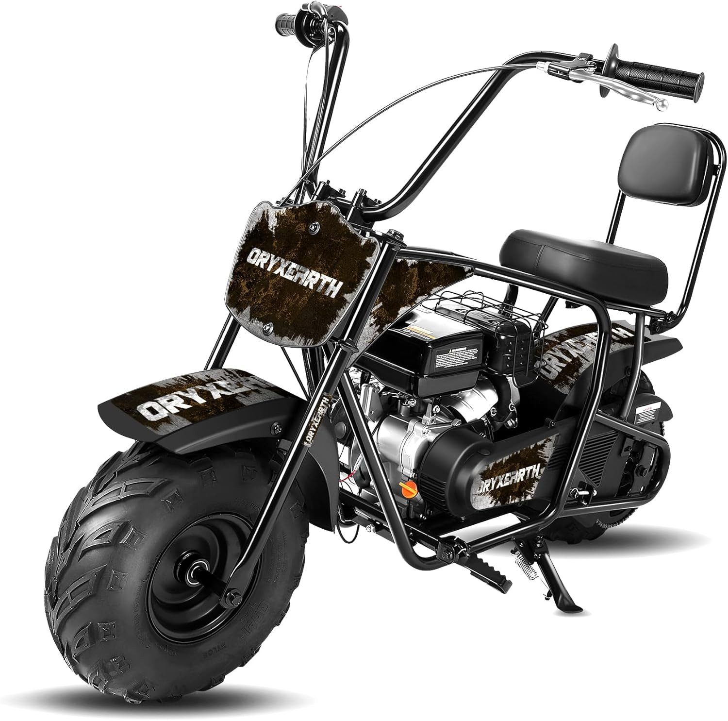 Oryxearth Dirt-Bike Pocket Bike Minicross 99cc 20km/h Gasbetriebenes Offroad-Motorrad