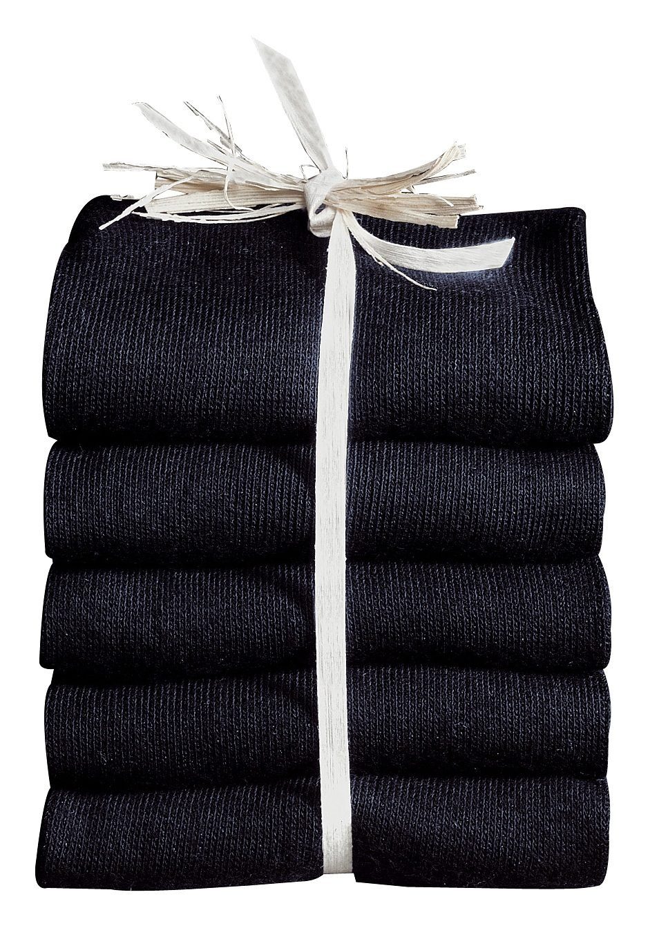 Go in Basicsocken Damen Socken Strümpfe ohne Logo feine Baumwolle (Packung, 5-Paar, Gr. 35-38 bis 39-42) unifarben ganz schlicht