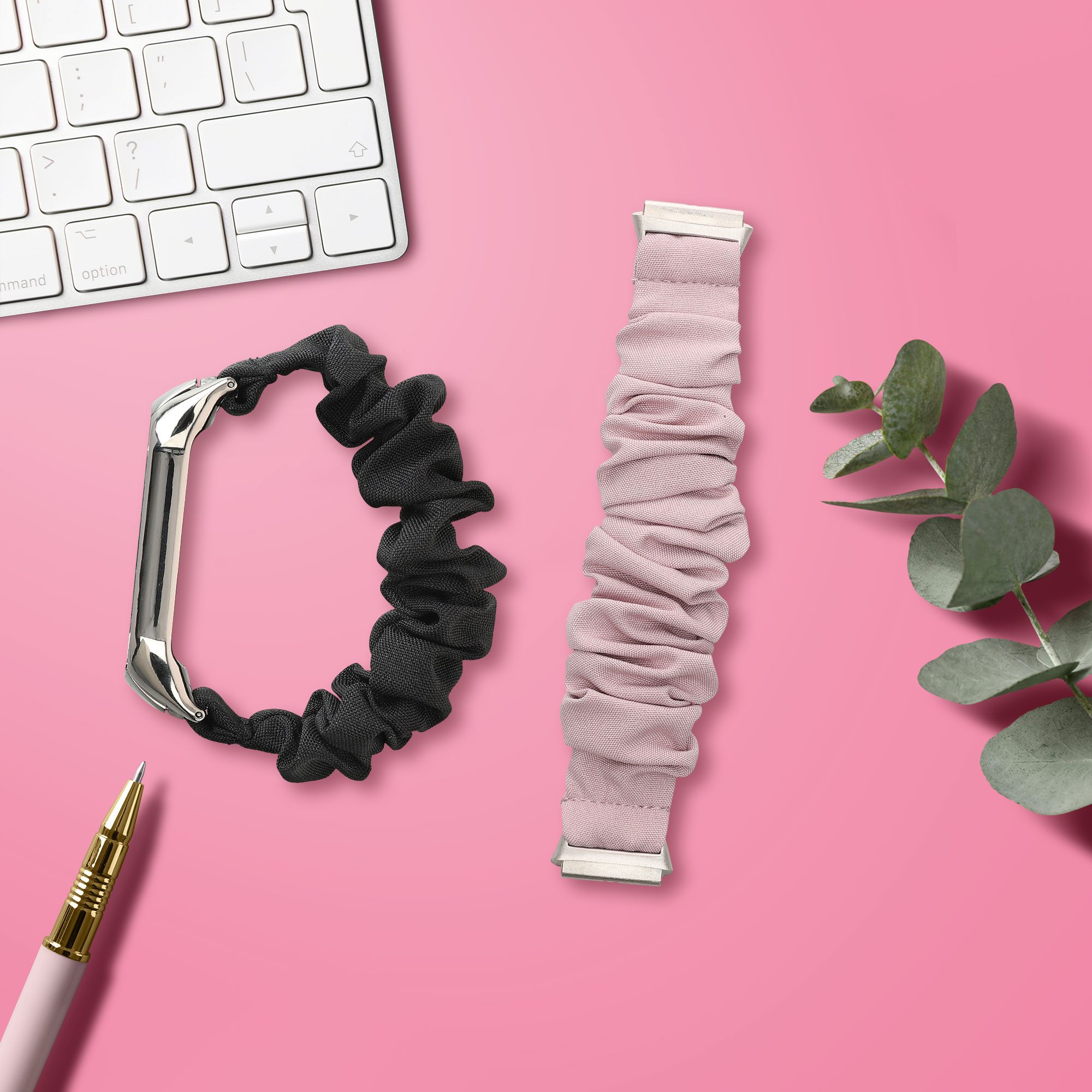 kwmobile Ersatz Bügelpolster für Xiaomi Redmi Watch 3 Active / Redmi Watch 3 Smartwatch, 1-tlg., mit Kunstleder Polster