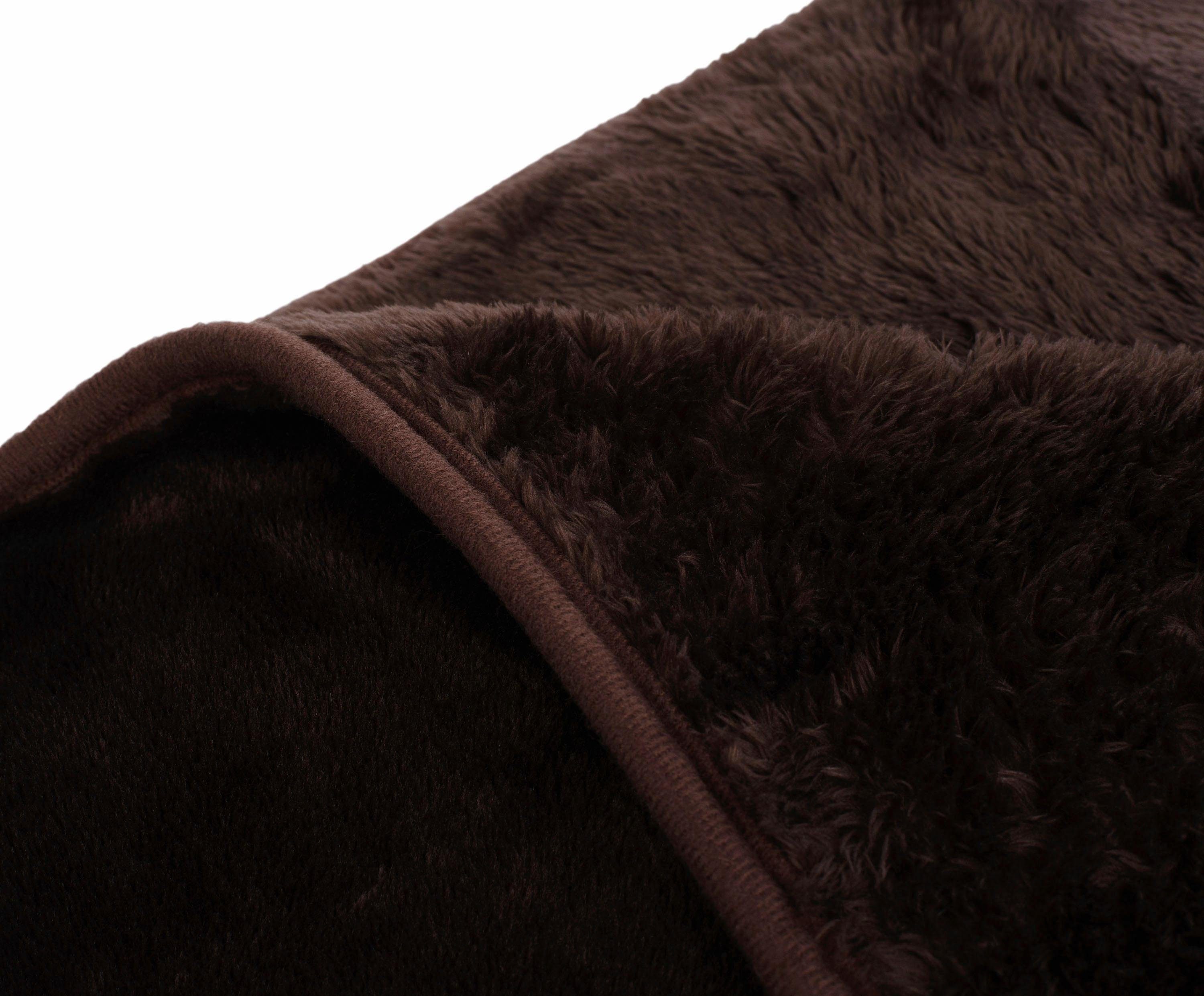 Wohndecke Premium Cashmere Feeling, Gözze, mit premium Cashmere Feeling, Kuscheldecke – Bild 3 von 4