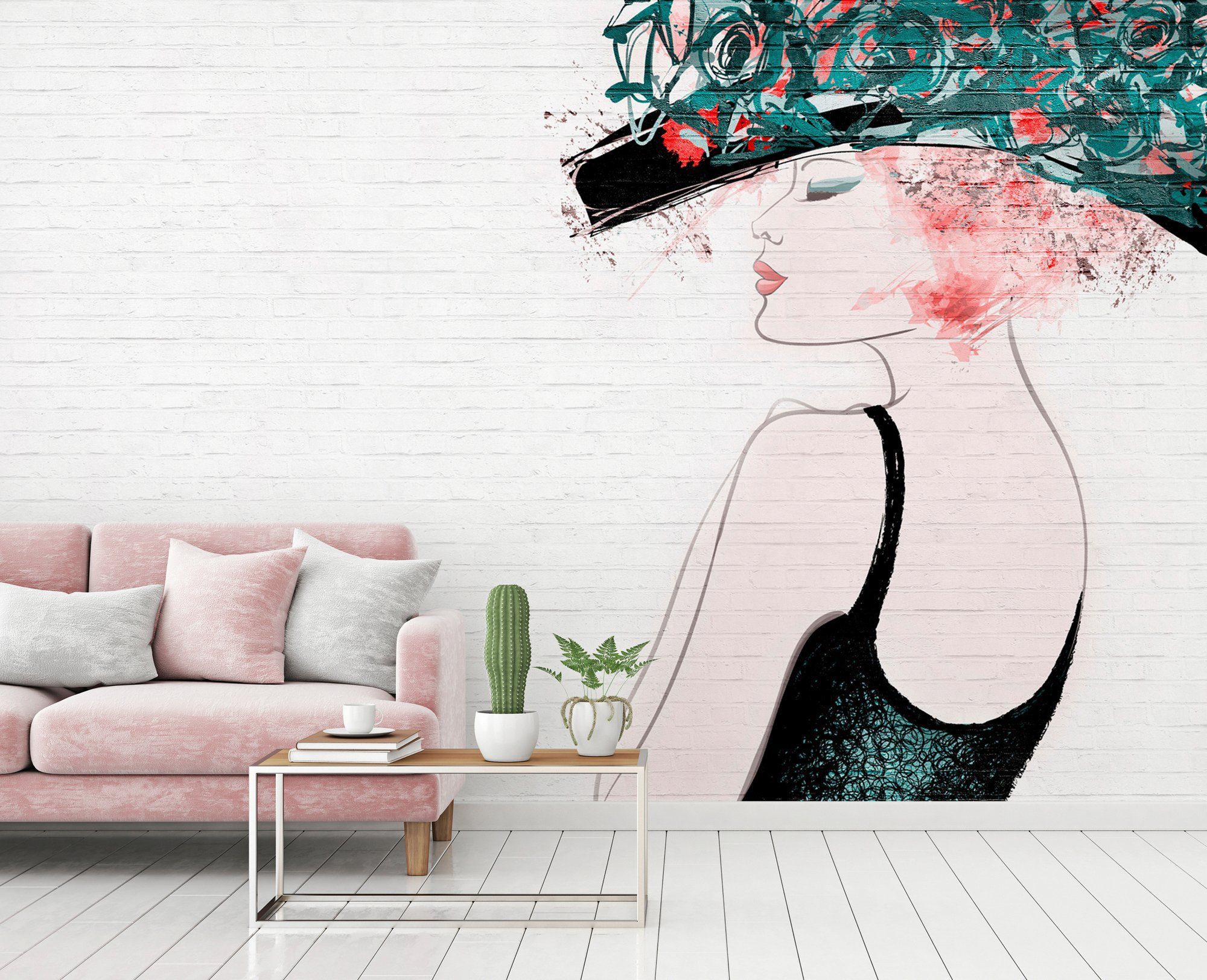 Architects Paper Fototapete Atelier 47 Diva Wall 1, glatt, Steinoptik, abstrakt, (4 St), Vlies, Wand, Schräge, Decke