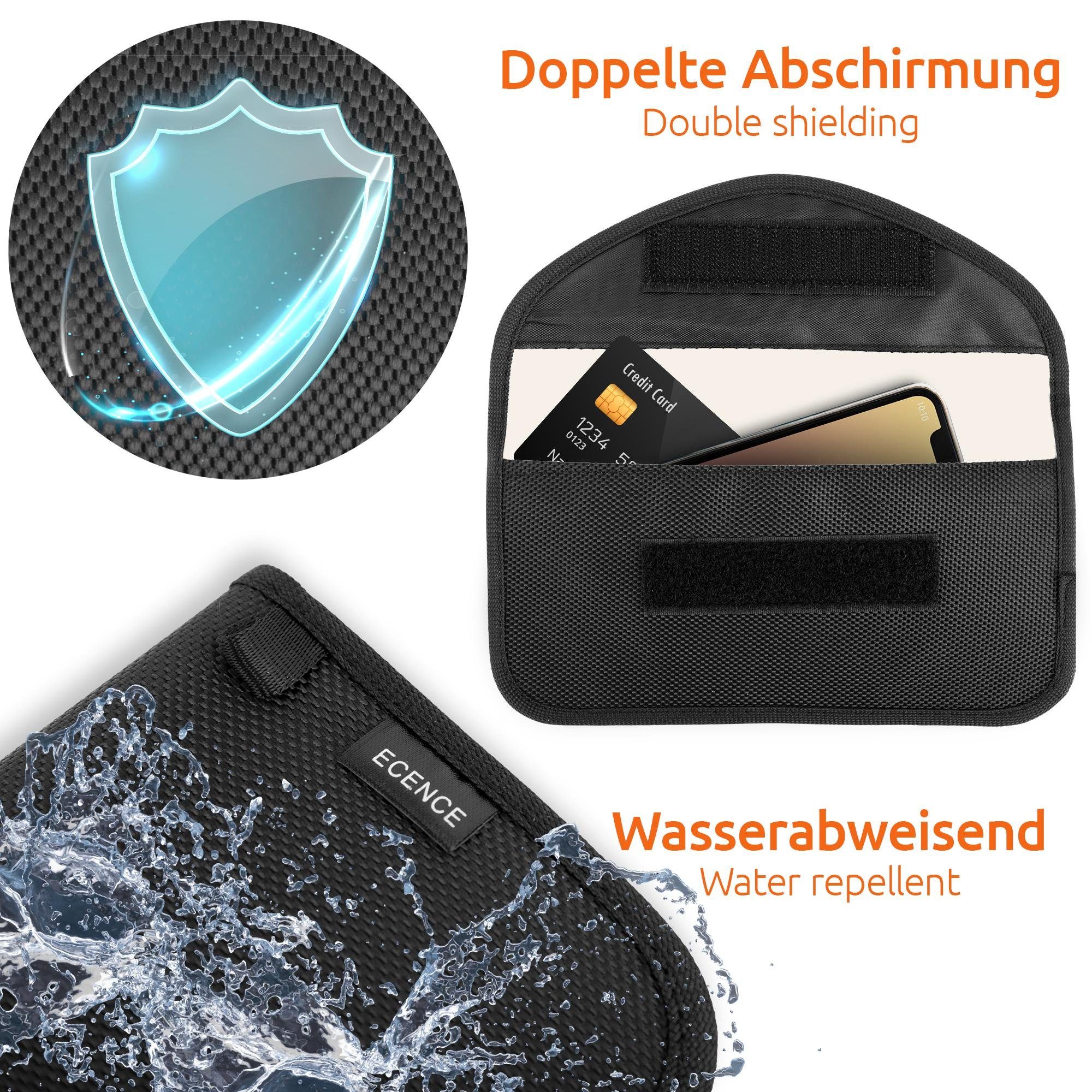 ECENCE Handytasche 1x RFID Strahlenschutz-Tasche Handy Smartphone (1-tlg)