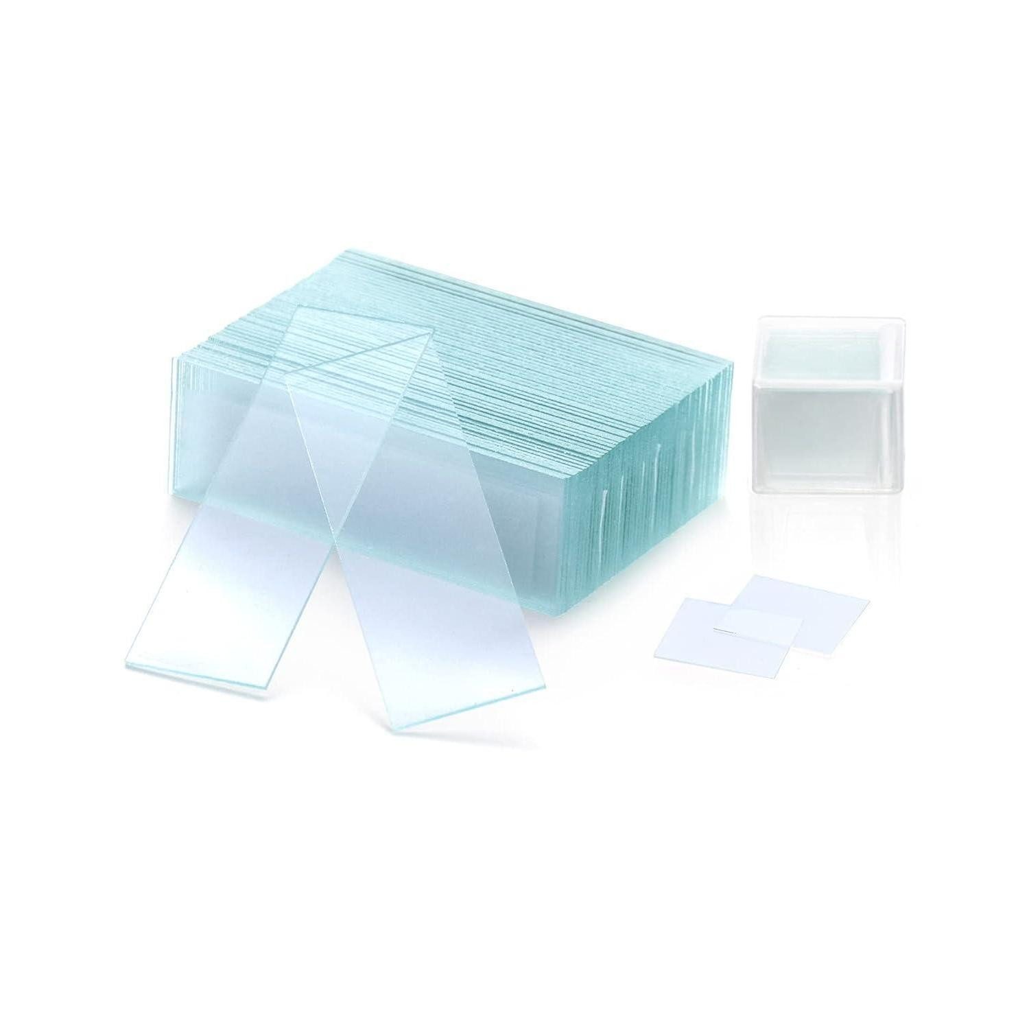 LuxusKollektion Objektträger Objektträger Deckgläser biologische Mikroskopie 50 Stück 76x26mm 100