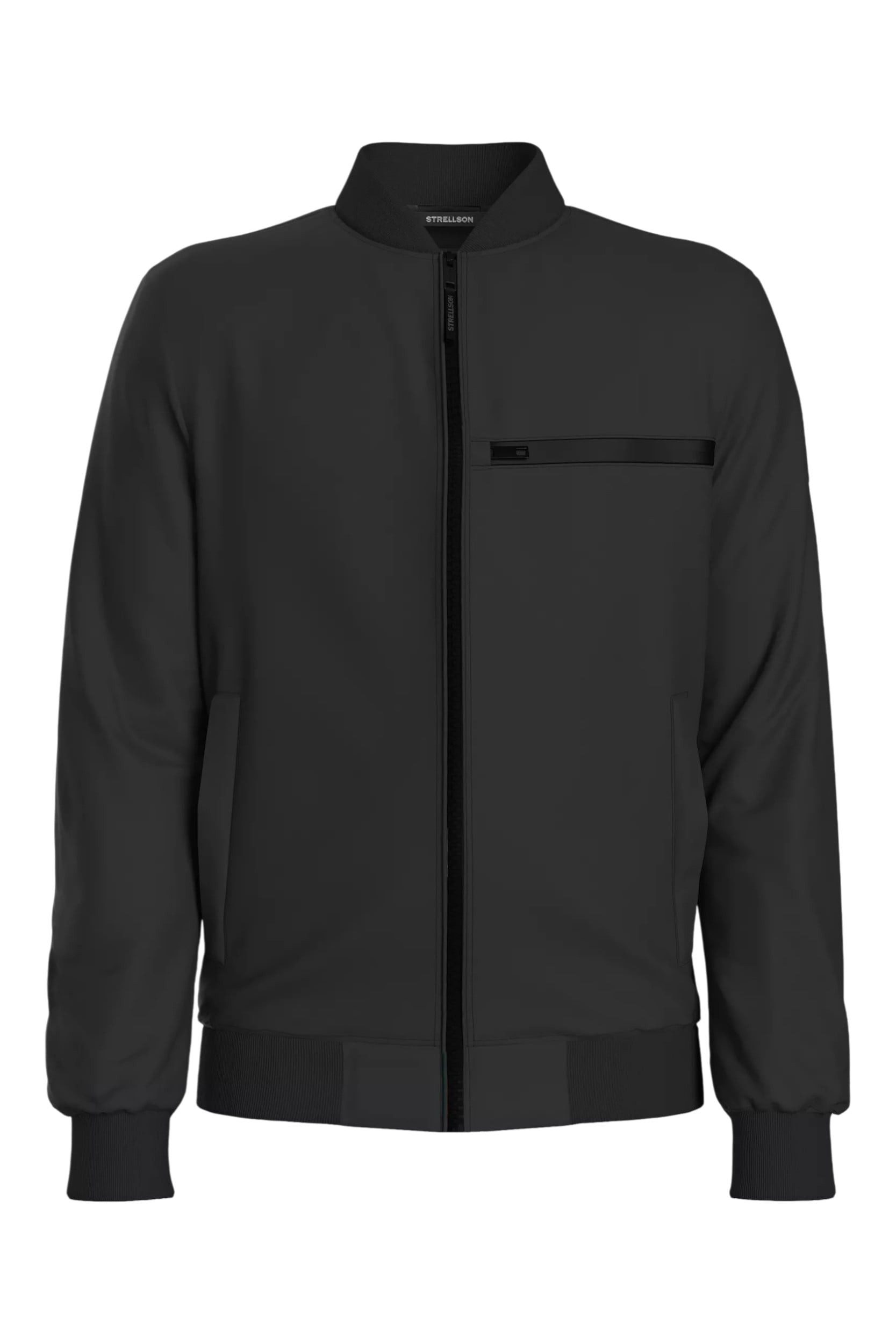 Strellson Windbreaker Blouson-Übergangsjacke Clearwater Flex (wind- und wasserfest) schwarz
