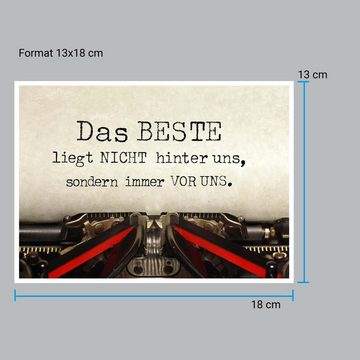 wandmotiv24 Poster Schreibmaschine, Spruch, Vintage, Sprüche (1 St), Wandbild, Wanddeko, Poster in versch. Größen