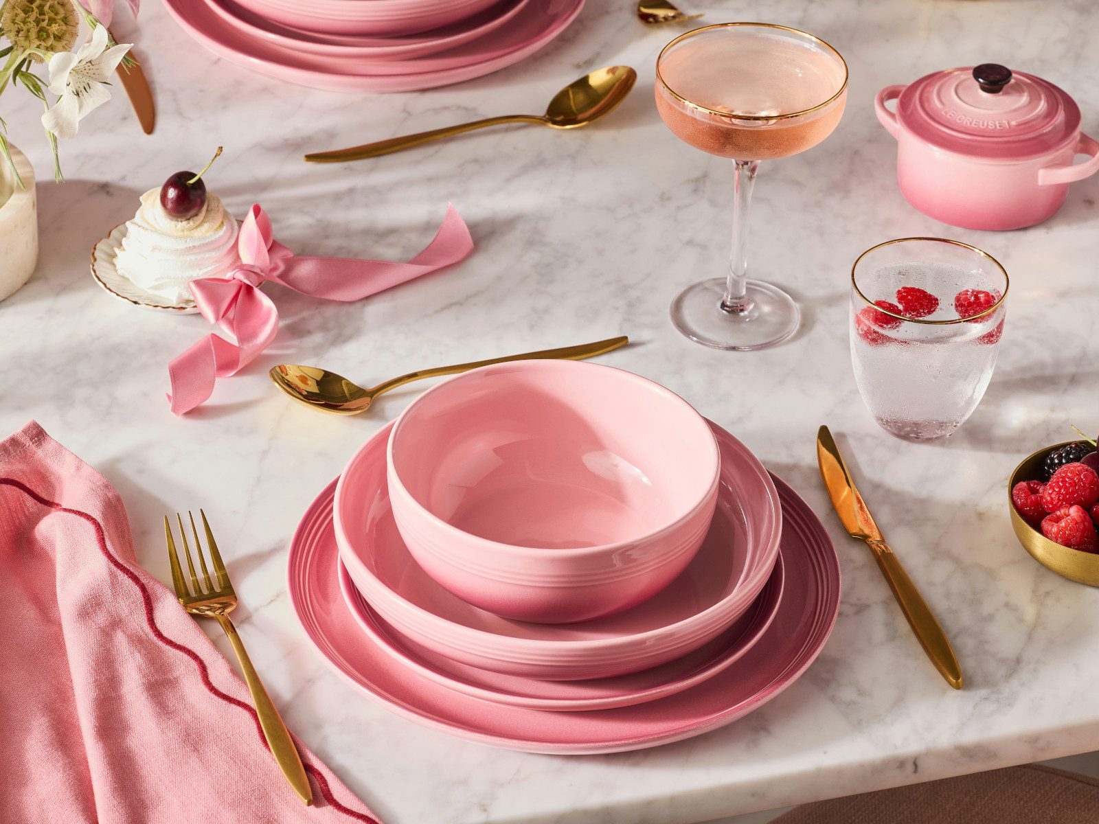 LE CREUSET Müslischale Müslischale Coupe rose quartz 16cm, Steinzeug, (Müslischalen) – Bild 5 von 5