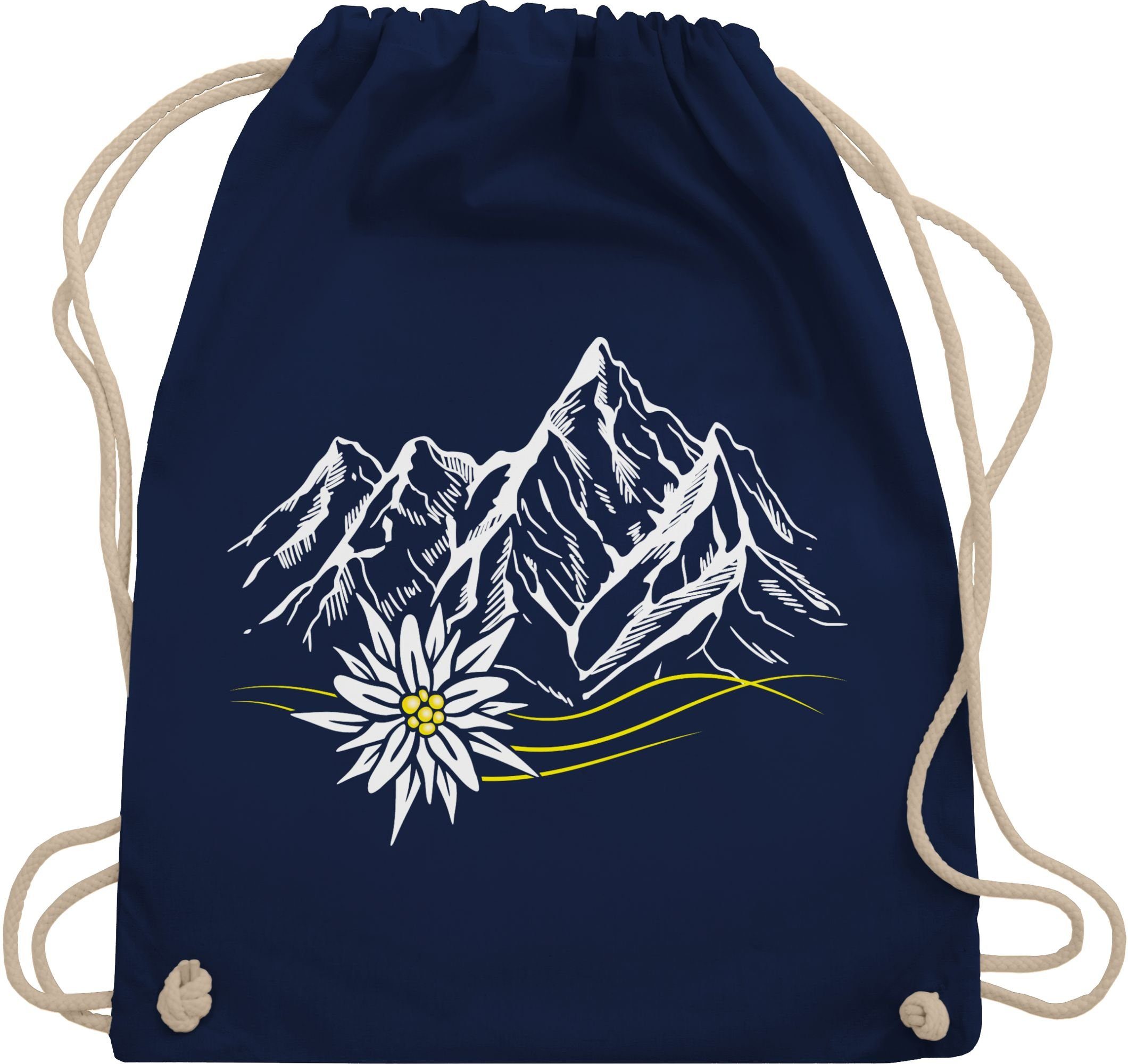 Shirtracer Turnbeutel Edelweiß Berge Wandern Wanderlust günstig online kaufen