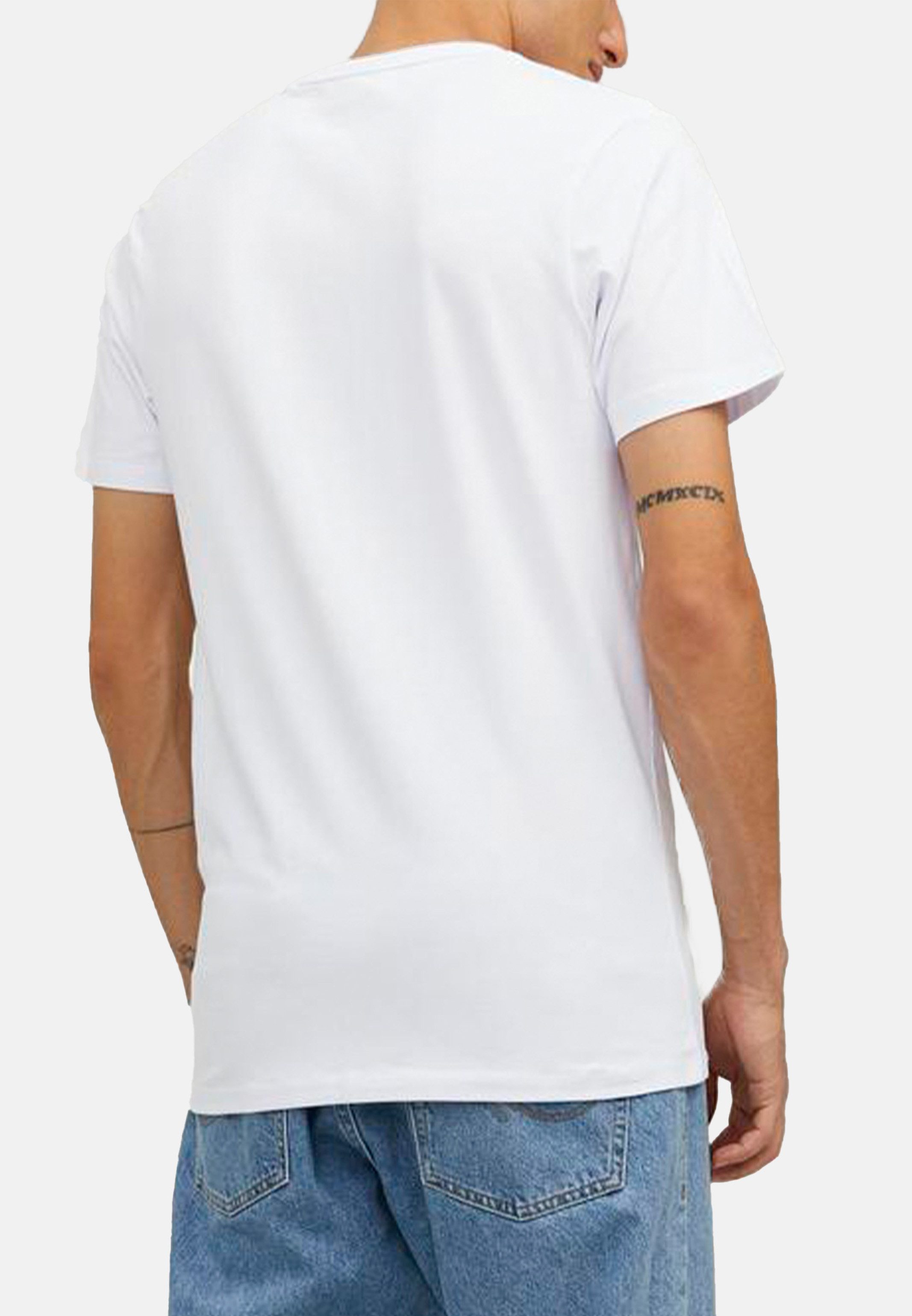 Jack & Jones T-Shirt 3er Pack Basic (Spar-Set, 3-tlg) T-Shirt - Baumwolle - Atmungsaktiv