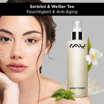 RAU Cosmetics Gesichtswasser AHA Fruchtsäure Gesichtsreinigung - Toner gegen Unreinheiten & Poren, Gesichtsreinigung