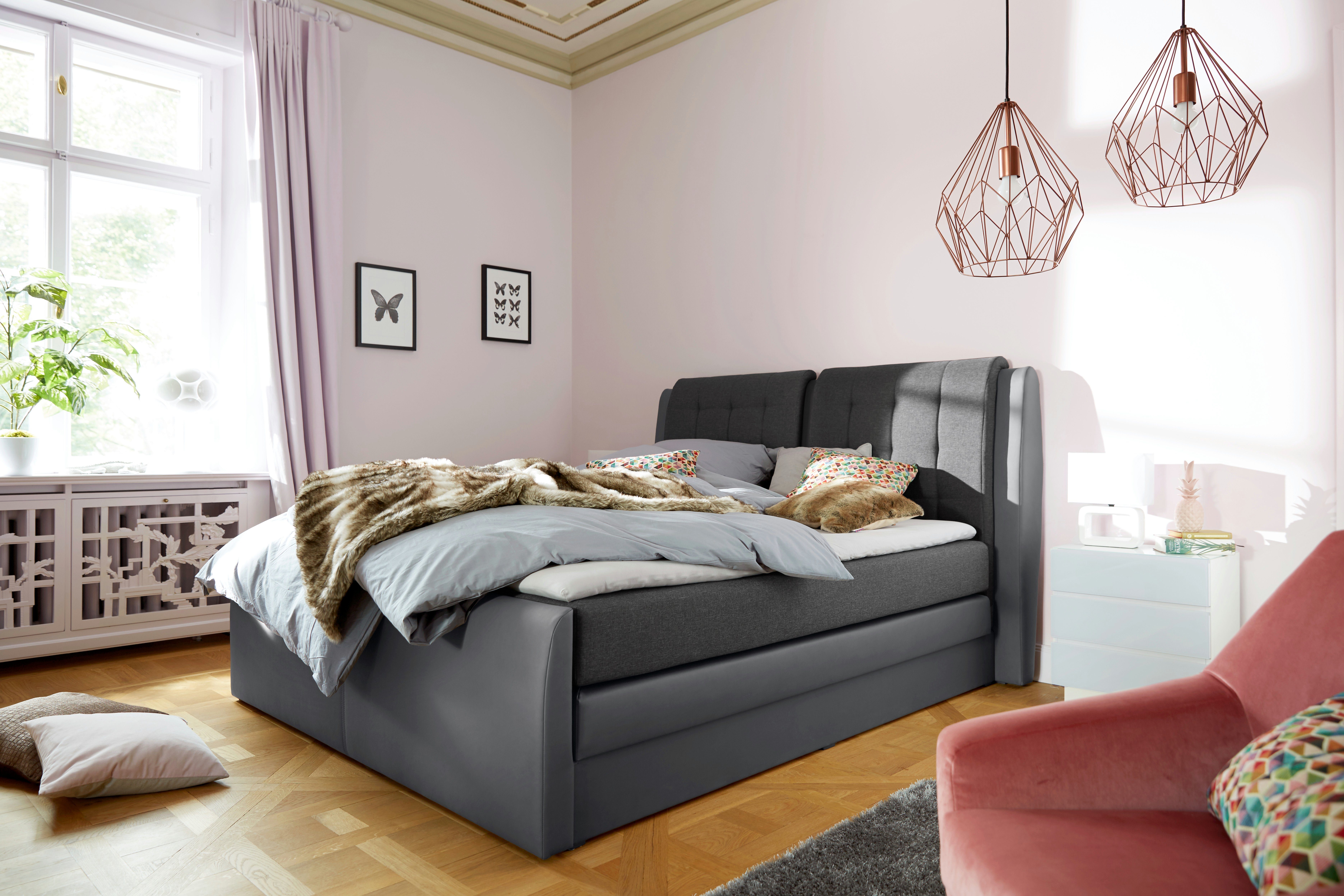 COLLECTION AB Boxspringbett Rubene, inkl. Bettkasten günstig online kaufen