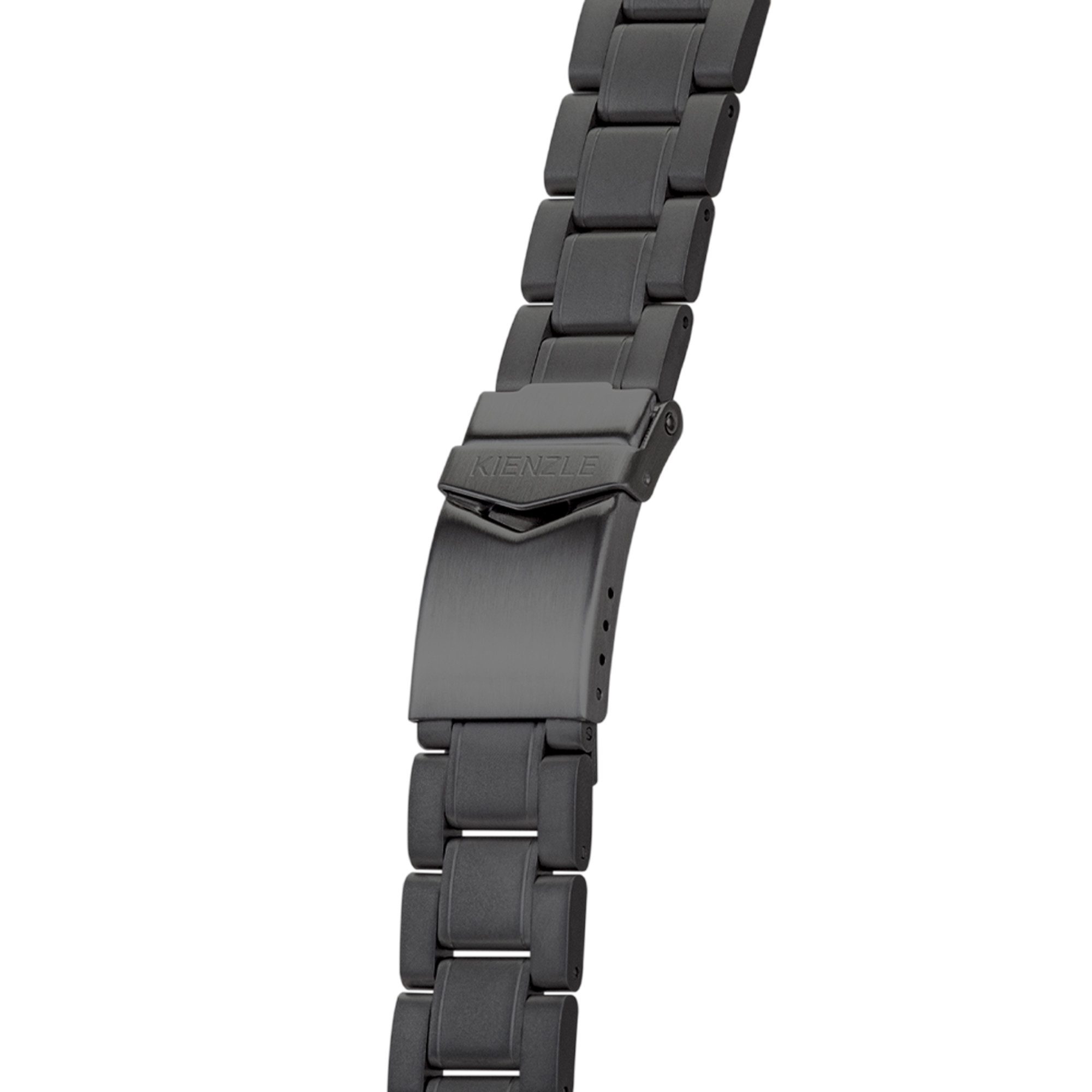 Kienzle Automatikuhr FLIEGER GMT Automatic Armbanduhr Edelstahl schwarz