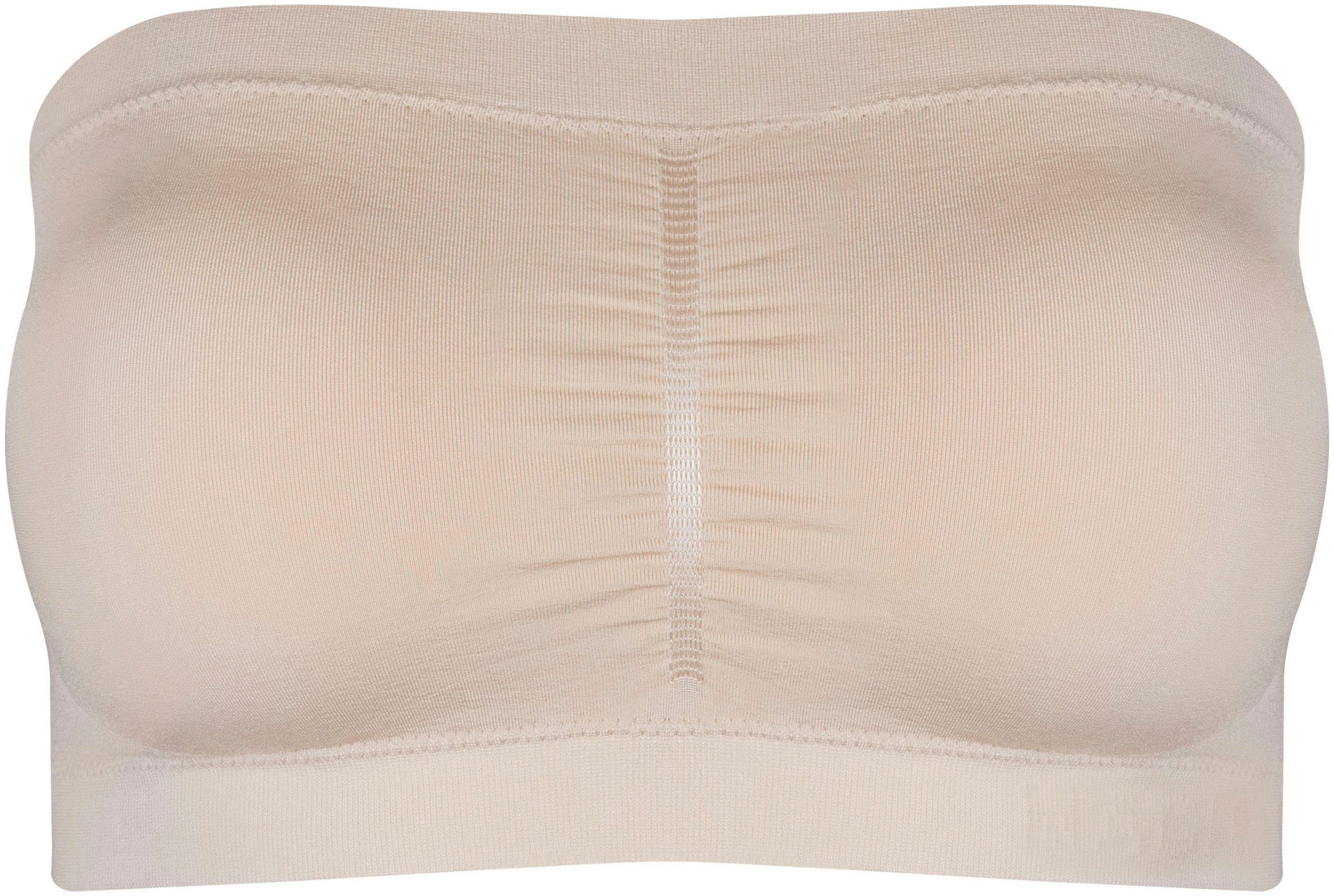 MAGIC Bodyfashion Bügelloser BH Comfort Bandeau mit herausnehmbaren Pads