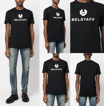 Belstaff T-Shirt BELSTAFF Signature T-Shirt Retro Cotton Phoenix Logo Tee Regular Shirt