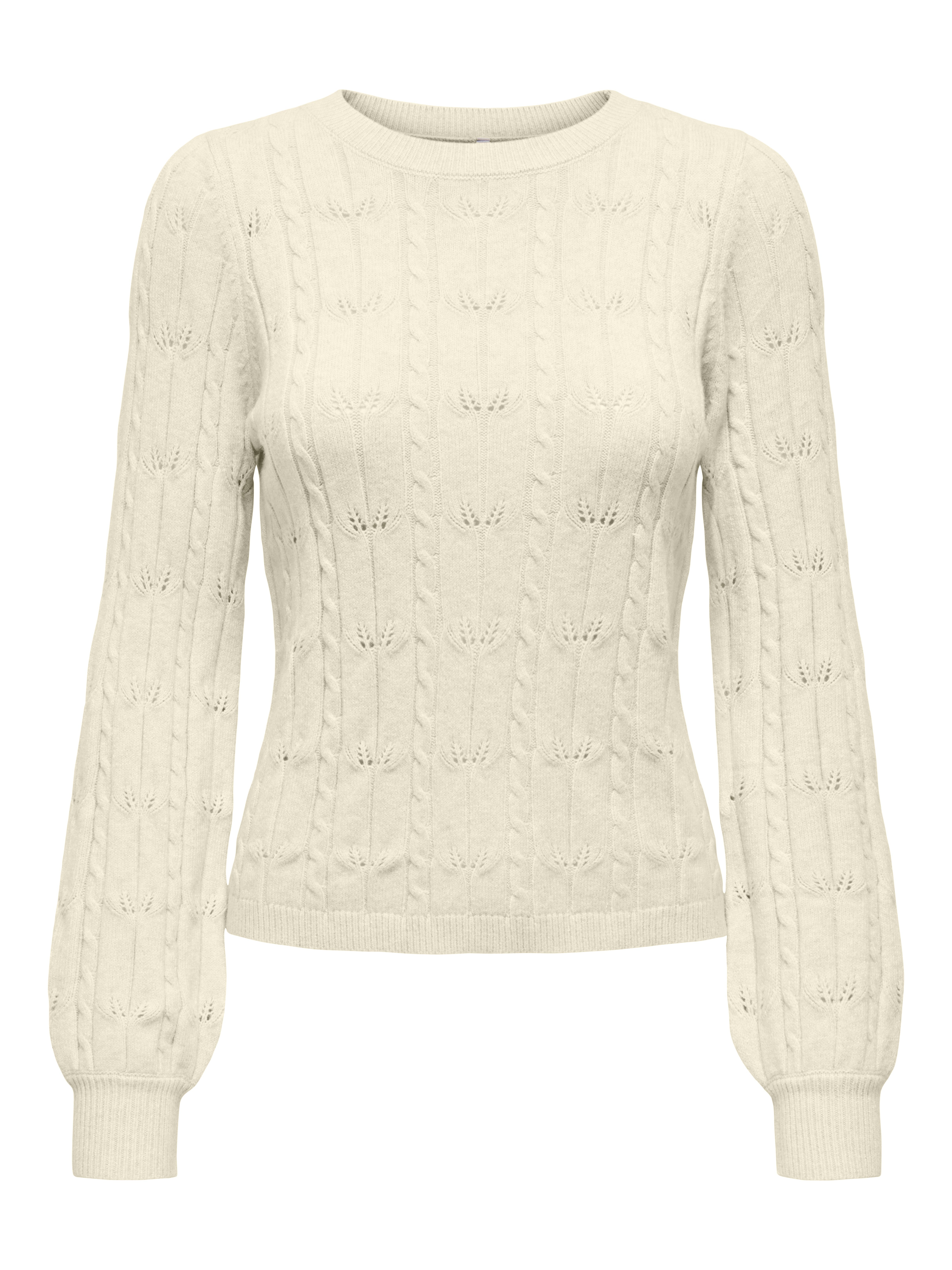 ONLY Strickpullover ONLKATIA LS STRUCTURE O-NECK PULL CC KNT günstig online kaufen