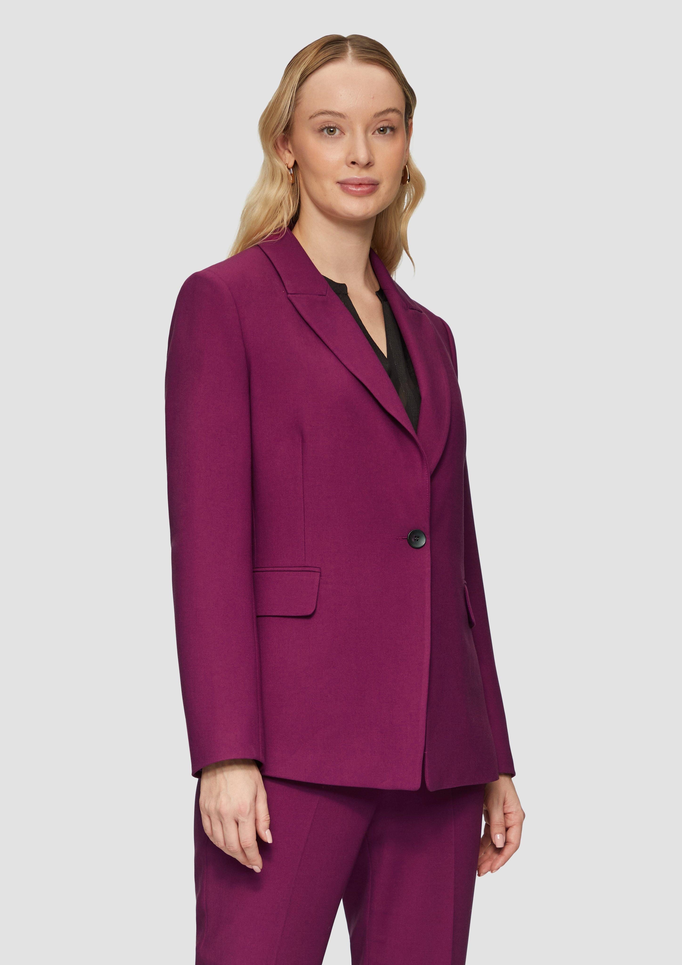 s.Oliver BLACK LABEL Jackenblazer Taillierter Blazer günstig online kaufen