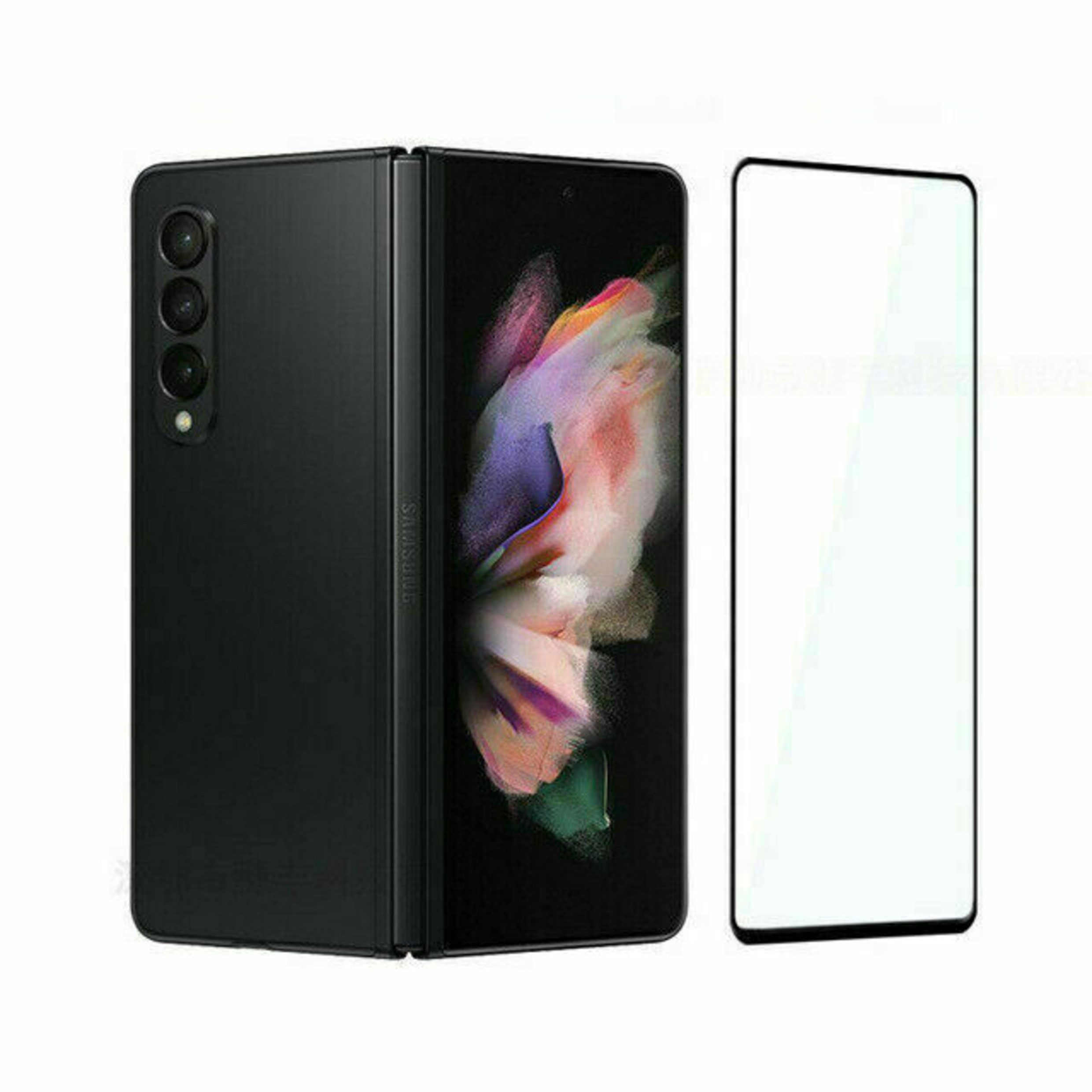 Baker Displayschutzglas 2x Schutzglas Panzerglas Vollabdeckung Samsung Galaxy für Z Fold 3 Z Fold 4 Z Fold 5 Z Fold 6 Z Fold 7, (2 Pack), Z Fold 6 Z Fold 7 Schutzfolie
