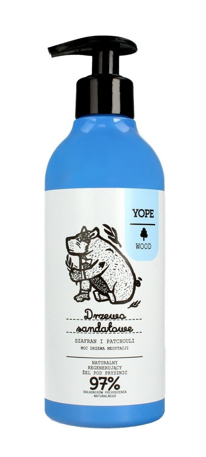 YOPE Duschgel YOPE Natürliches Duschgel Sandelholz & Safran 400ml