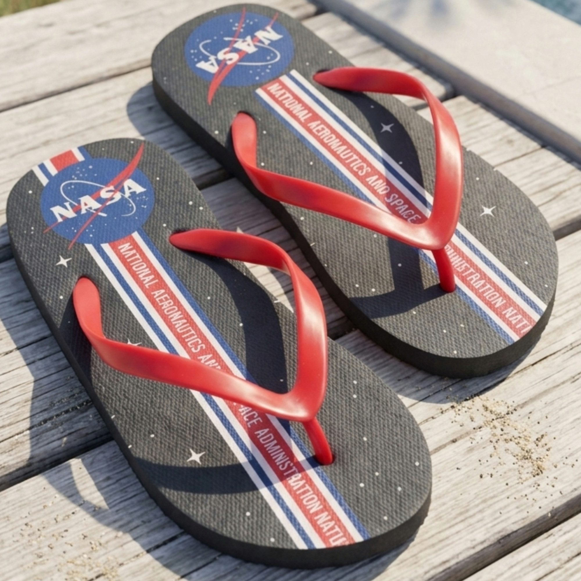NASA NASA Space Center Jungen FlipFlops Sandalen Latschen Zehentrenner Gr. 34 bis 39