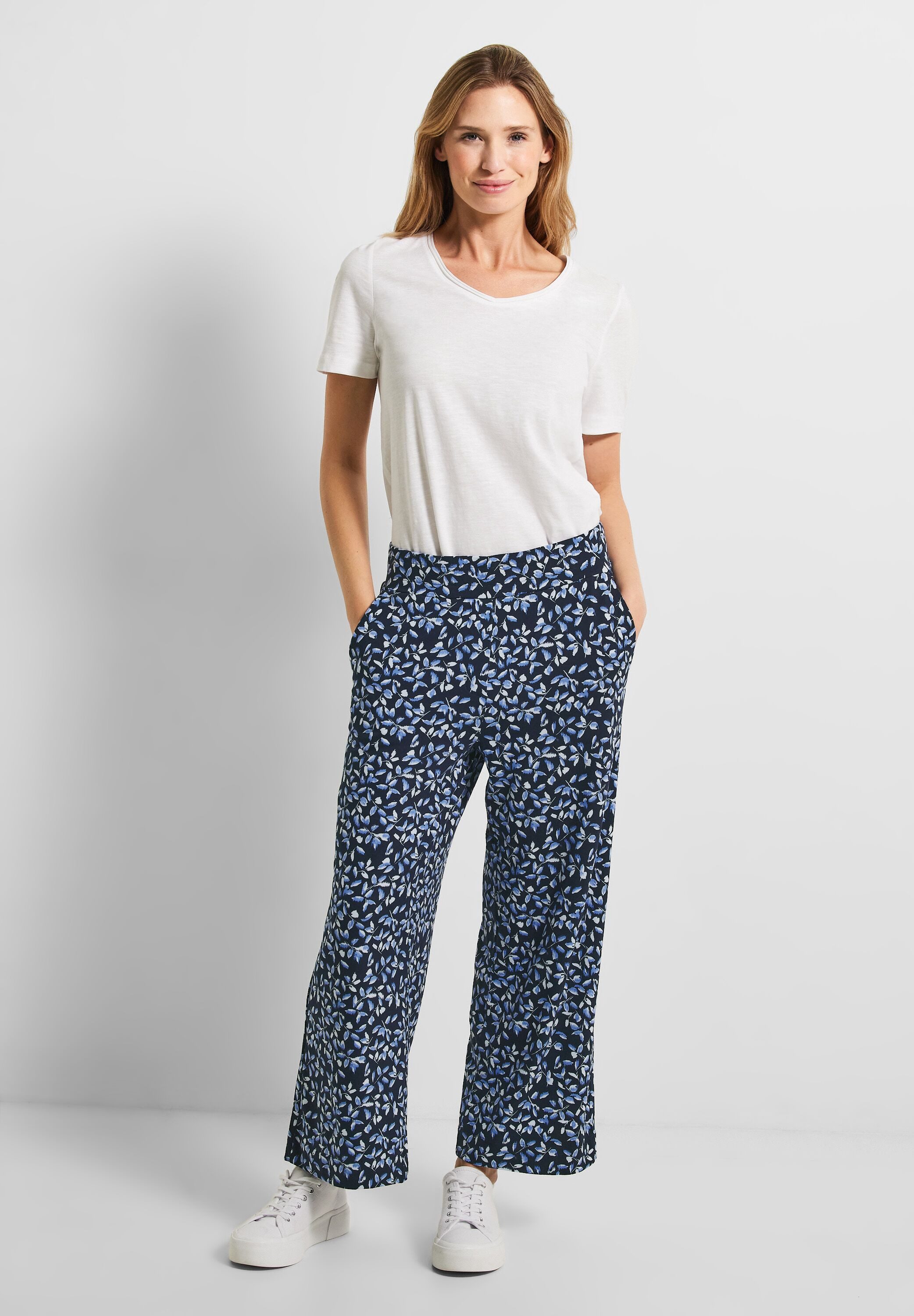 Stretch-Hose Casual Fit Printhose