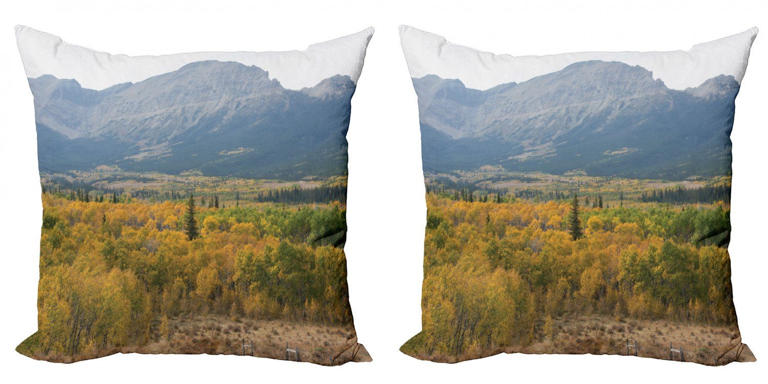 Kissenbezüge Modern Stück), Nationalpark mountain Doppelseitiger Abakuhaus Accent (2 Air Glacier Digitaldruck