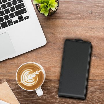 EAZY CASE Handyhülle Flipcase für Xiaomi Redmi Note 9 / Redmi 10X 4G 6,53 Zoll, Tasche Klapphülle Handytasche zum Aufklappen Etui Kunstleder Schwarz