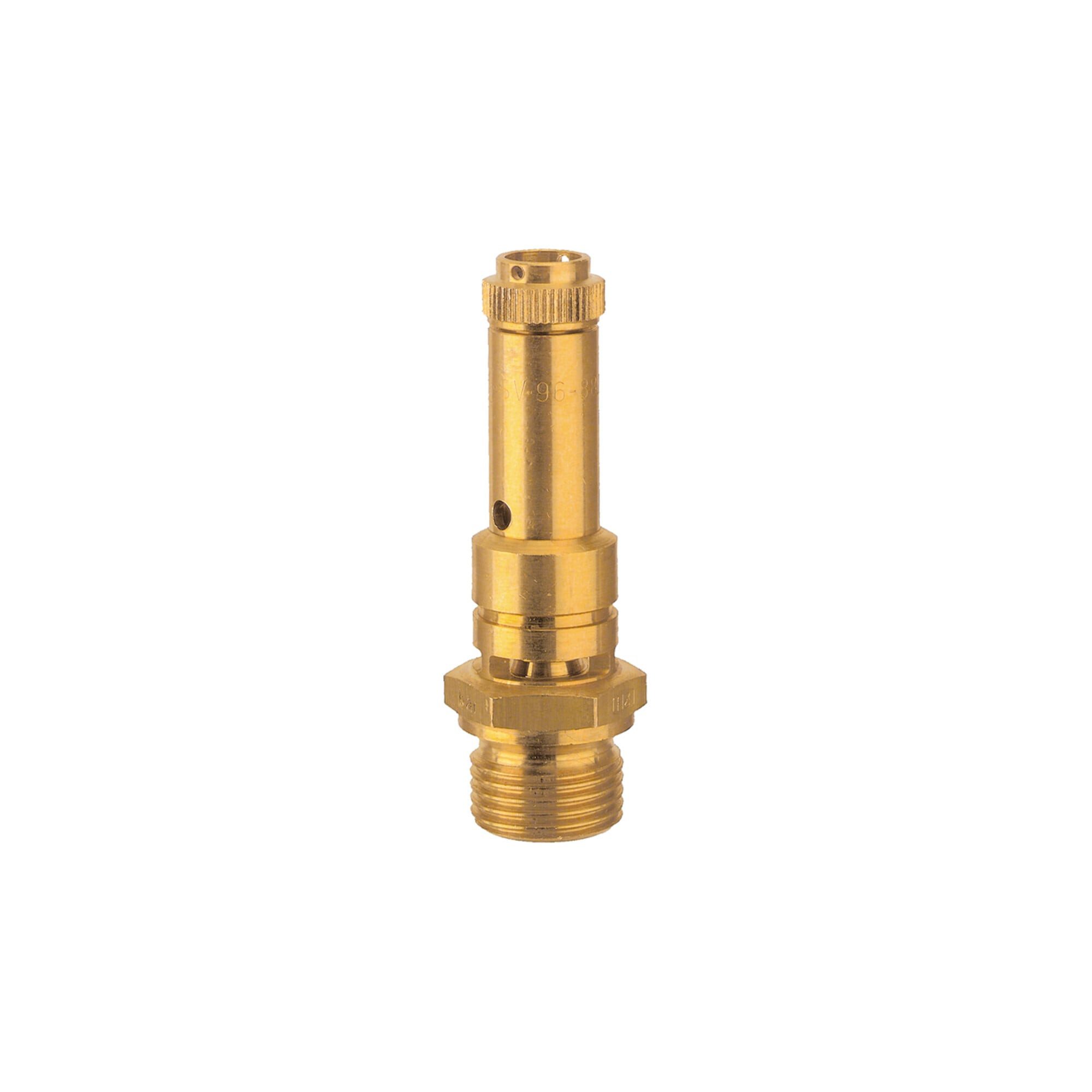 RIEGLER Rückschlagventil Riegler Sicherheitsventil DN 8, Messing, G 3/8, Ansprechdruck 5,3 bar