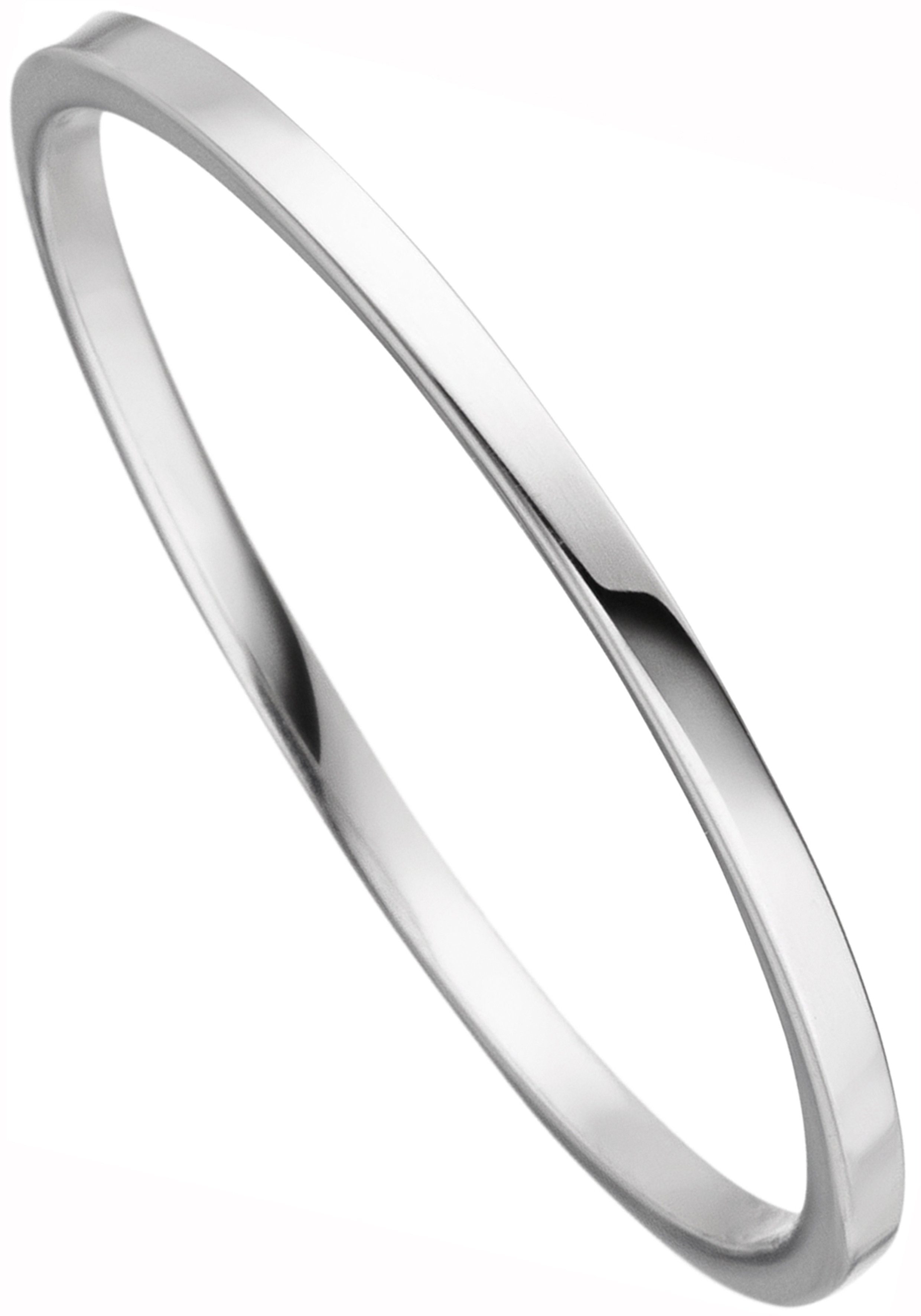 JOBO Fingerring Zarter Weißgold-Ring, 333 Weißgold günstig online kaufen