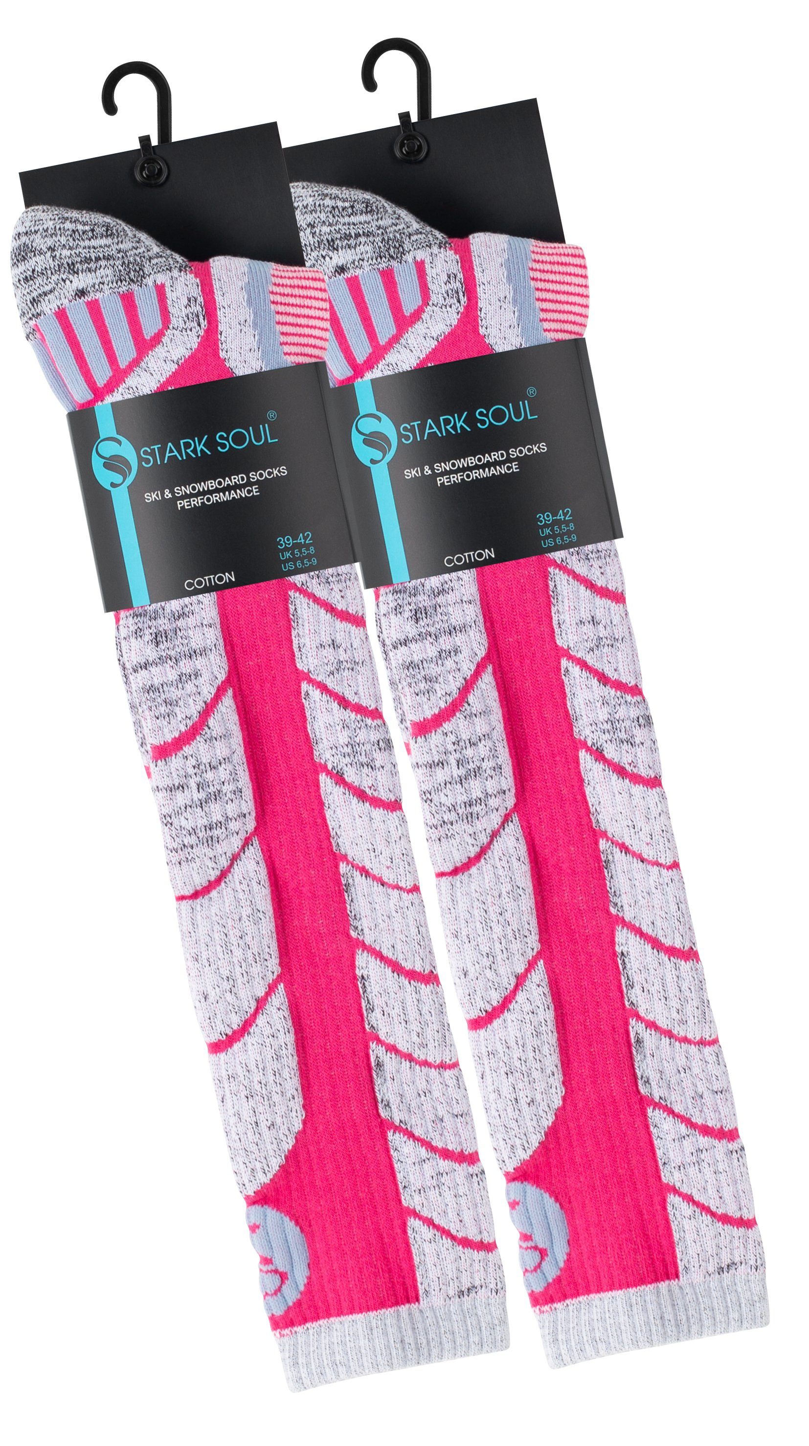 Stark Soul® Skisocken Ski & Snowboard Socken mit Spezialpolsterung, 2 Paar 2 Paar