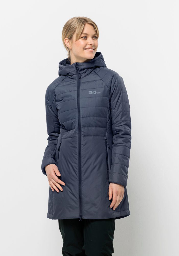 Jack Wolfskin Funktionsmantel LAPAWA INS COAT W graphite | Outdoormäntel