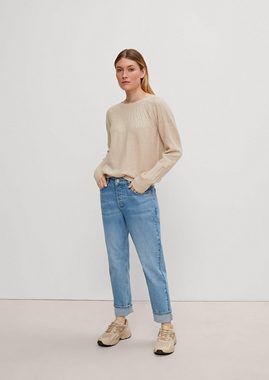 comma casual identity Langarmshirt Pullover mit Strickmuster
