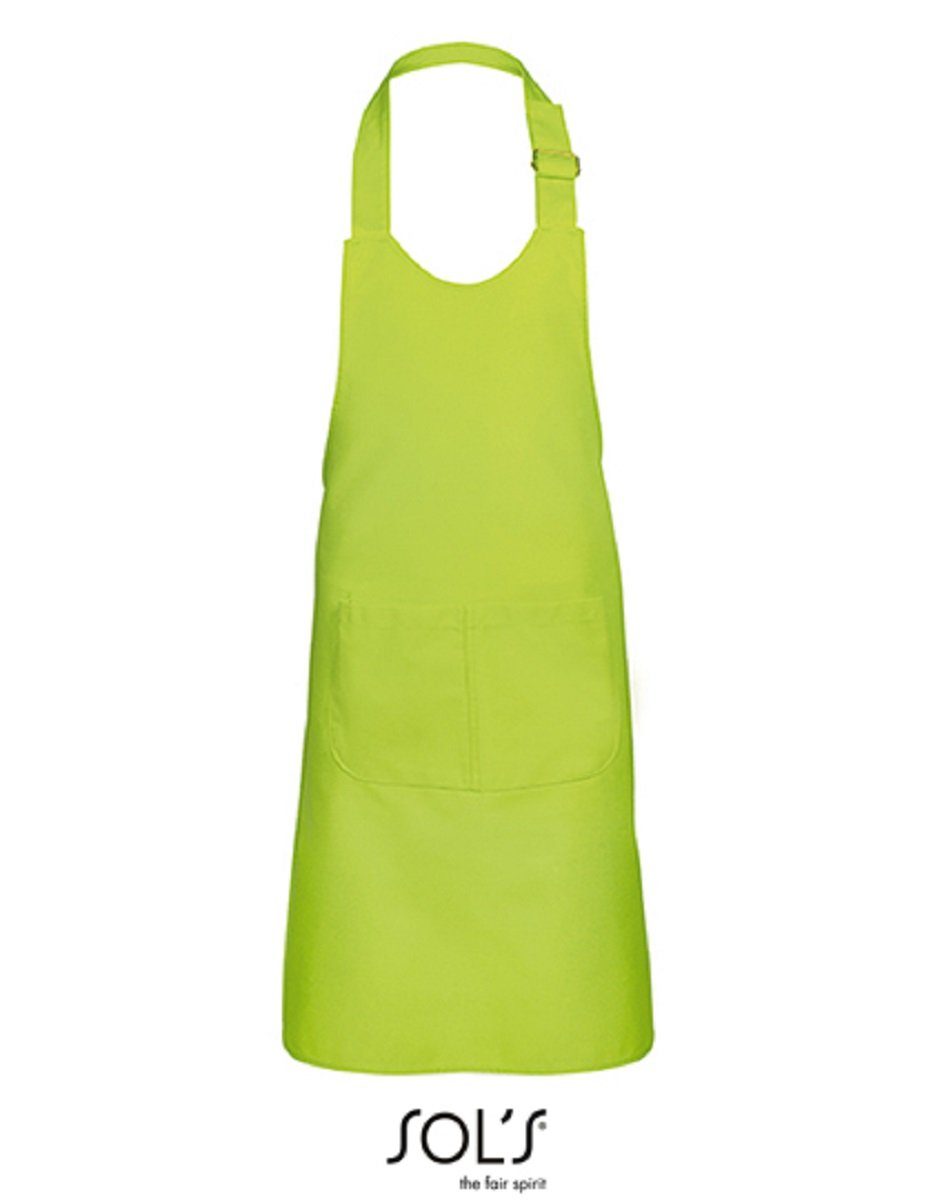 SOLS Grillschürze verstellbare Latzschürze / Kochschürze für Kinder - Größe 64 x 47 cm, Fronttasche mit 2 Fächern