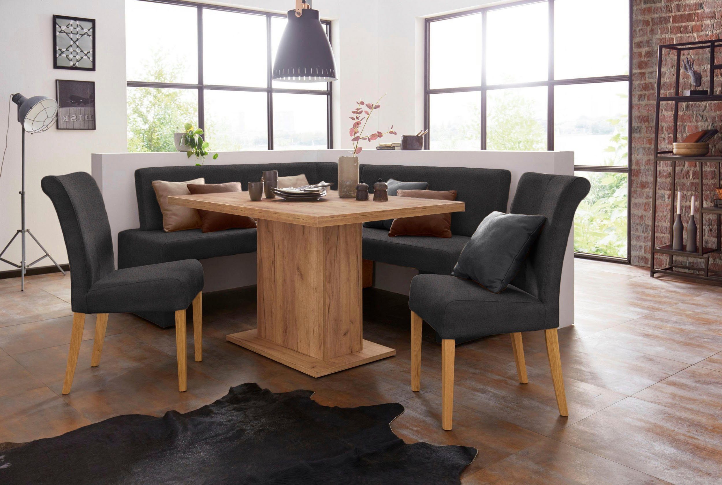 Home affaire 4-Fußstuhl Barcelona (Set, 2 günstig online kaufen