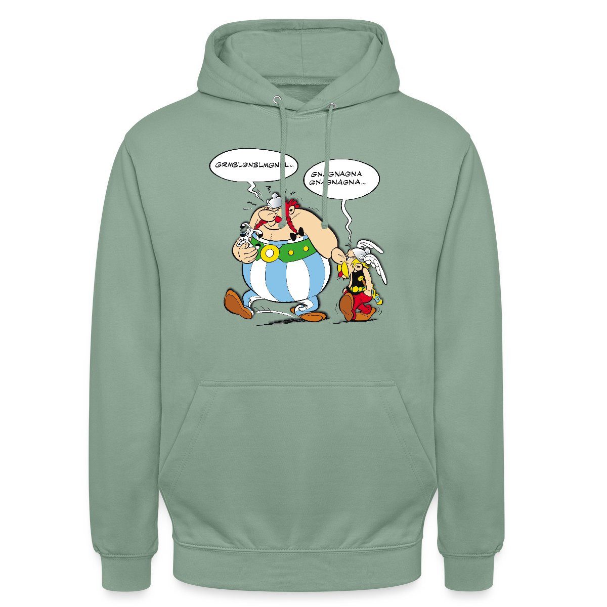 Hoodie Asterix & Obelix Schmollend Streit Beleidigt Unisex Hoodie