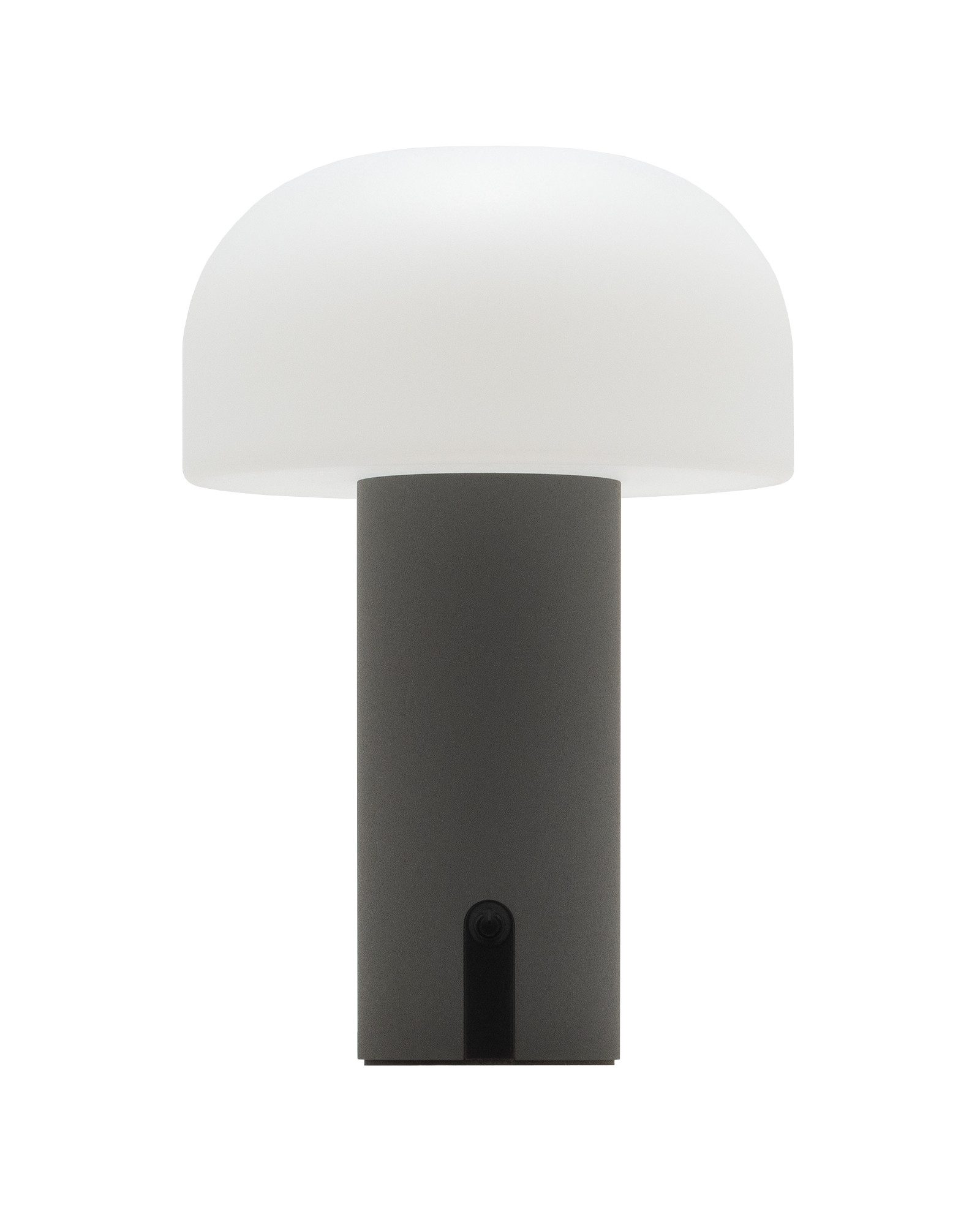 LUUK Studio LED Tischleuchte, LED fest integriert, warmweiß (2700 Kelvin), wiederaufladbarer Akku, für drinnen & draußen, modernes Design