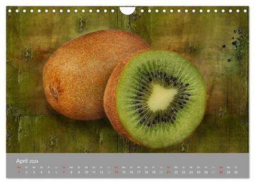 CALVENDO Wandkalender Obst (Wandkalender 2024 DIN A4 quer), CALVENDO Monatskalender