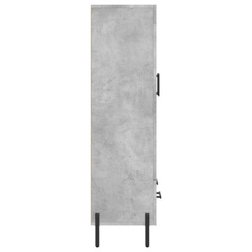 vidaXL Highboard Highboard Betongrau 69,5x31x115 cm Holzwerkstoff (1 St)