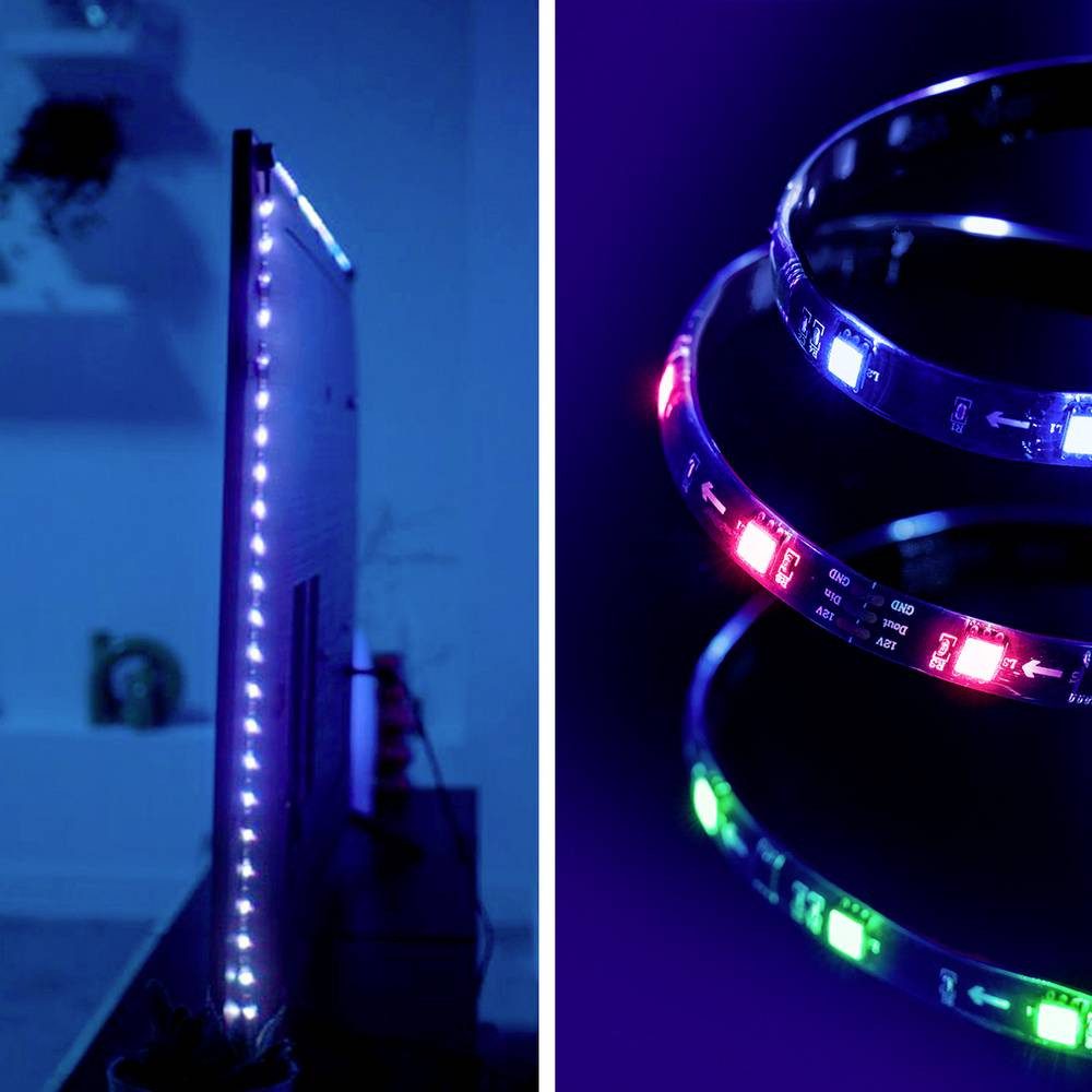 WiZ LED Stripe Sync box starter kit 55-65 EU LED-Streifen-Set 240 V 260 cm 1 St., dimmbar, App steuerbar