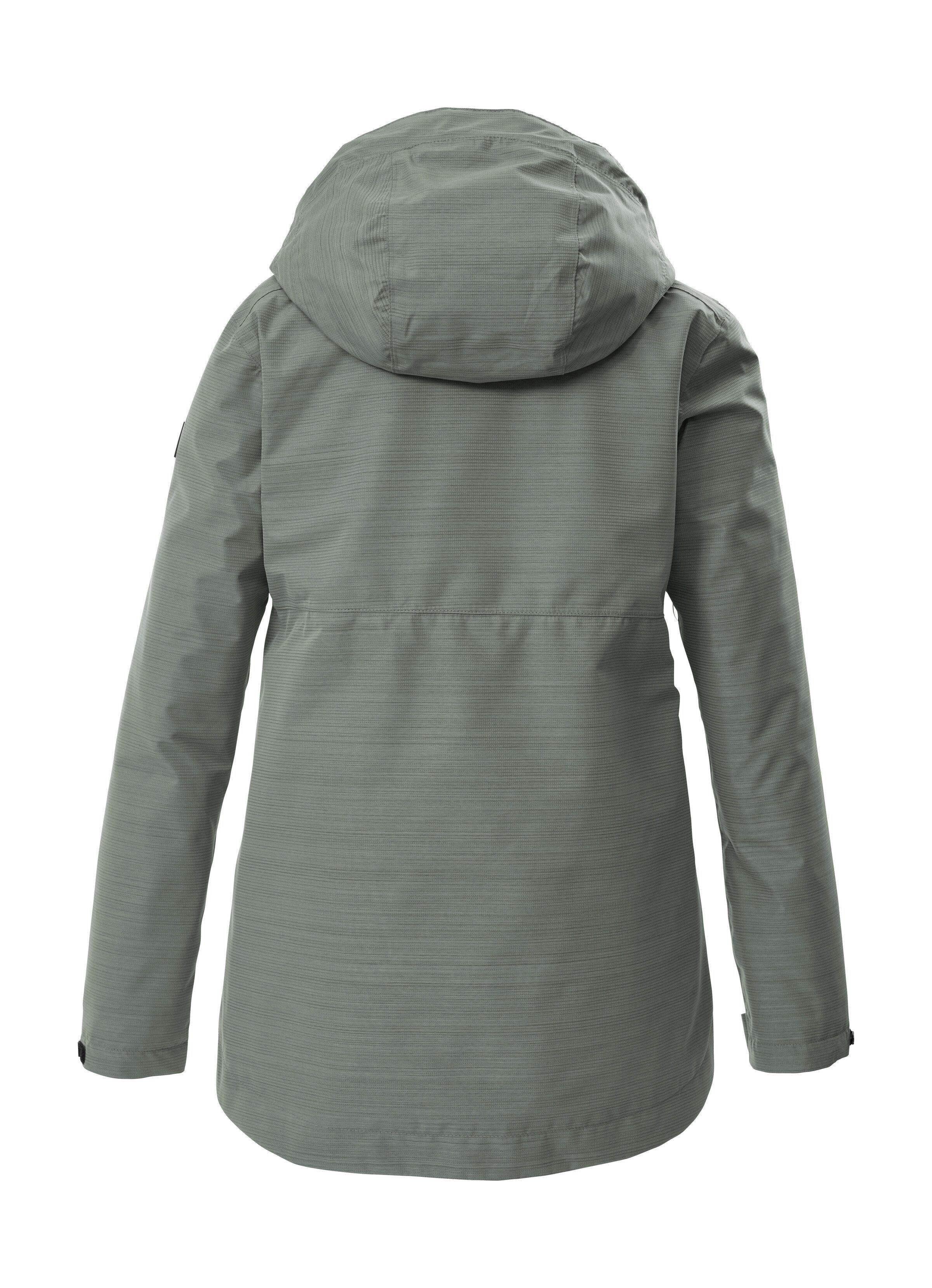 Killtec Funktionsjacke KOS 62 WMN JCKT Leichte, wasserdichte Damenjacke mit verstellbarer Kapuze