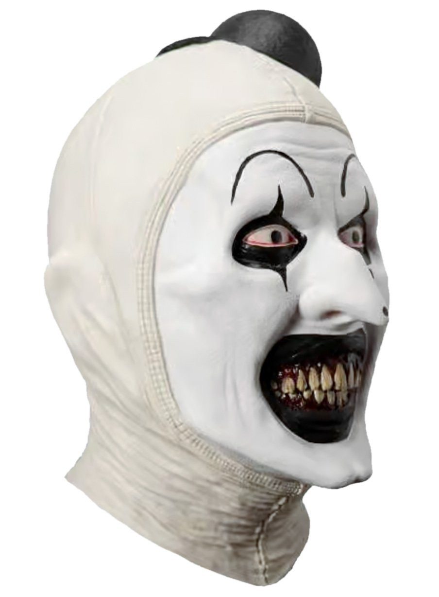 Tinsley Verkleidungsmaske Terrifier 3 – Art the Clown Maske - Halloween, Der blutrünstige Horrorclown als Latexmaske zum dritten Teil des Slas