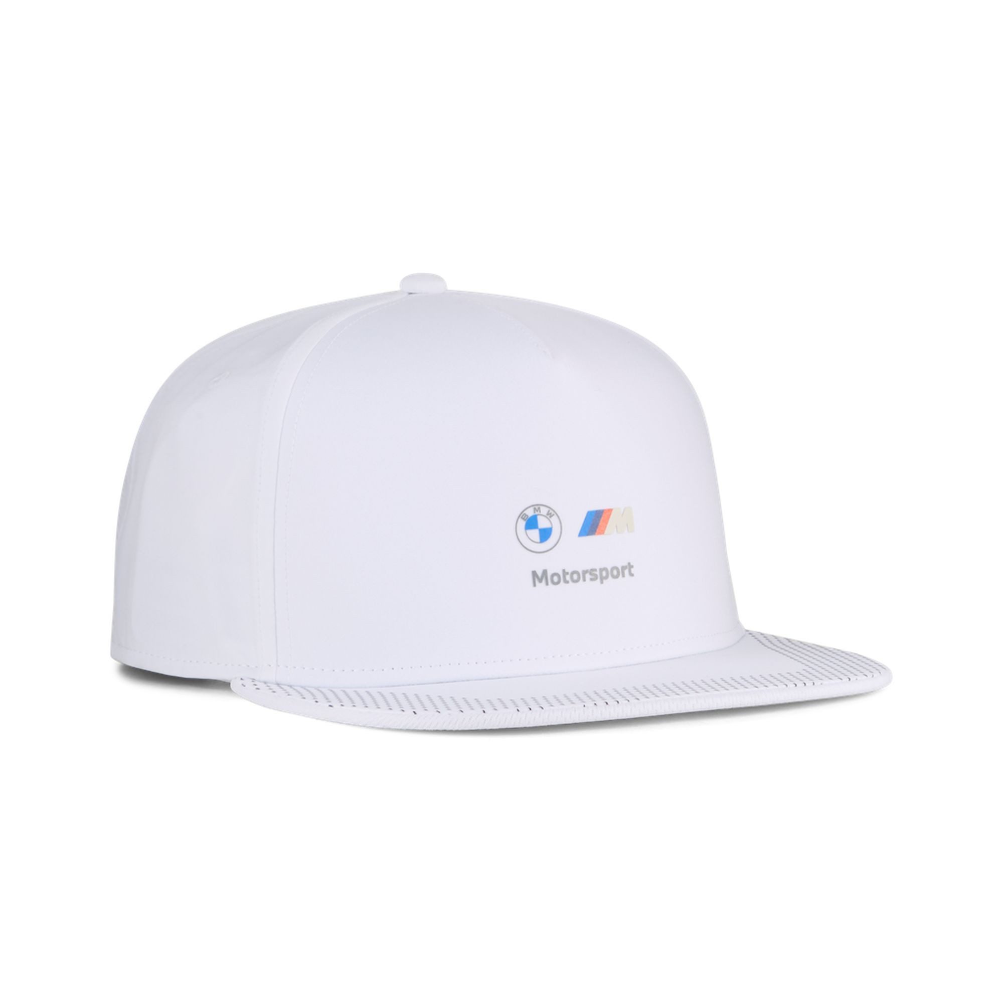 BMW Snapback Cap BMW M Motorsport "Flat Brim" Cap Puma 2026 - weiß