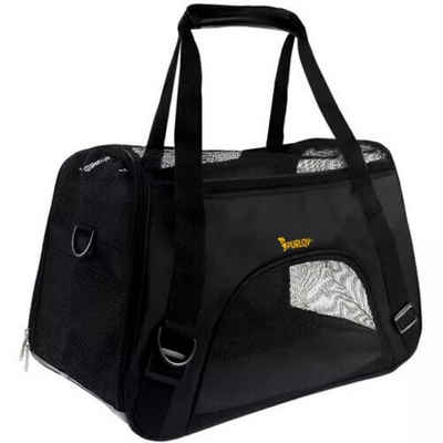 Purlov Tiertransporttasche Transporttasche für Для собак/Katzen, komfortabel und sicher bis 8,00 kg, Sicherer Transport für Haustiere, stabil und komfortabel.