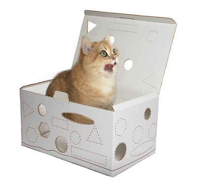 CatSnackBox Tier-Beschäftigungsspielzeug Die original CatSnackBox - das Katzenspielzeug!