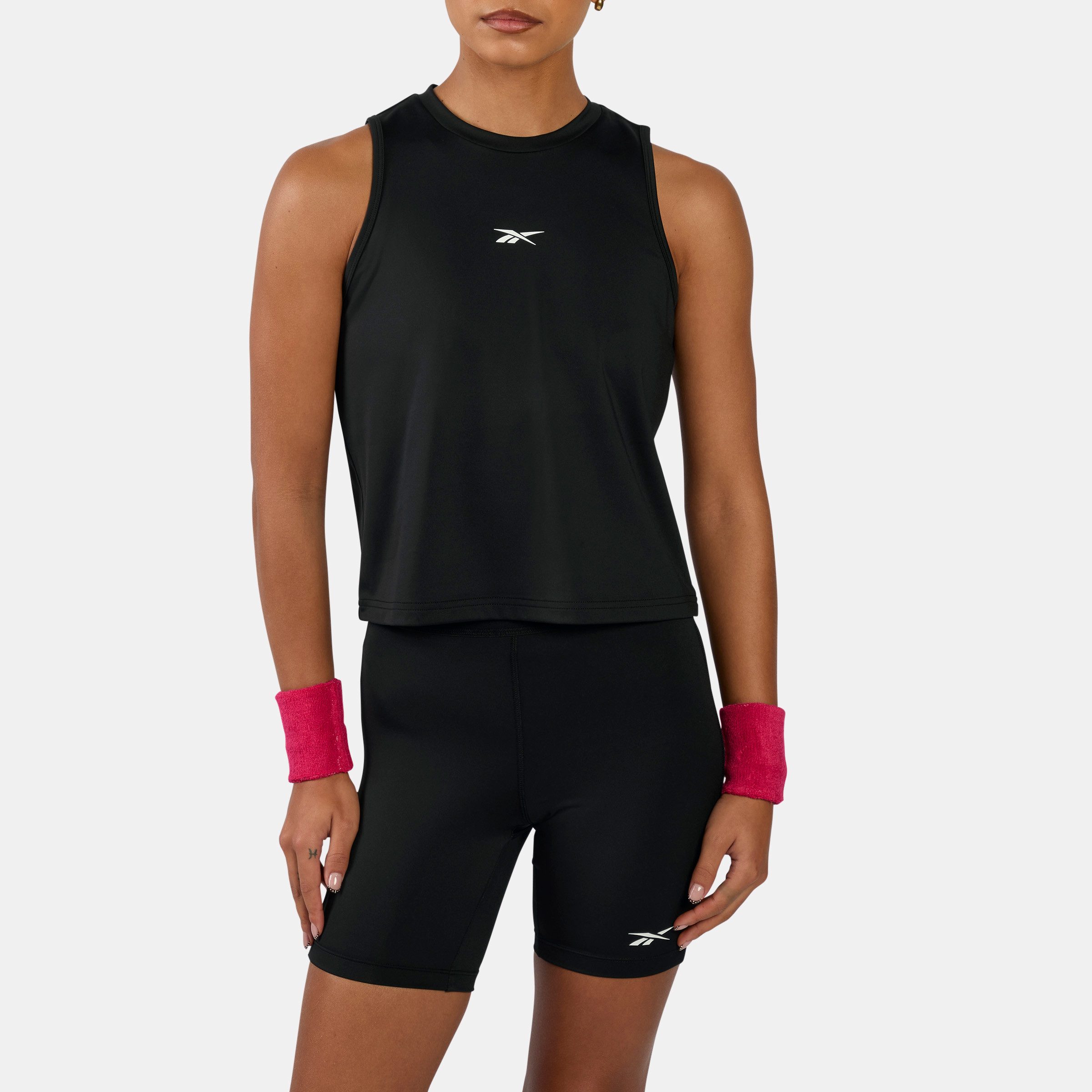 Reebok Trainingstop ID TRAIN CROPPED TANK mit bequemer Passform, aus Polyester und Elasthan