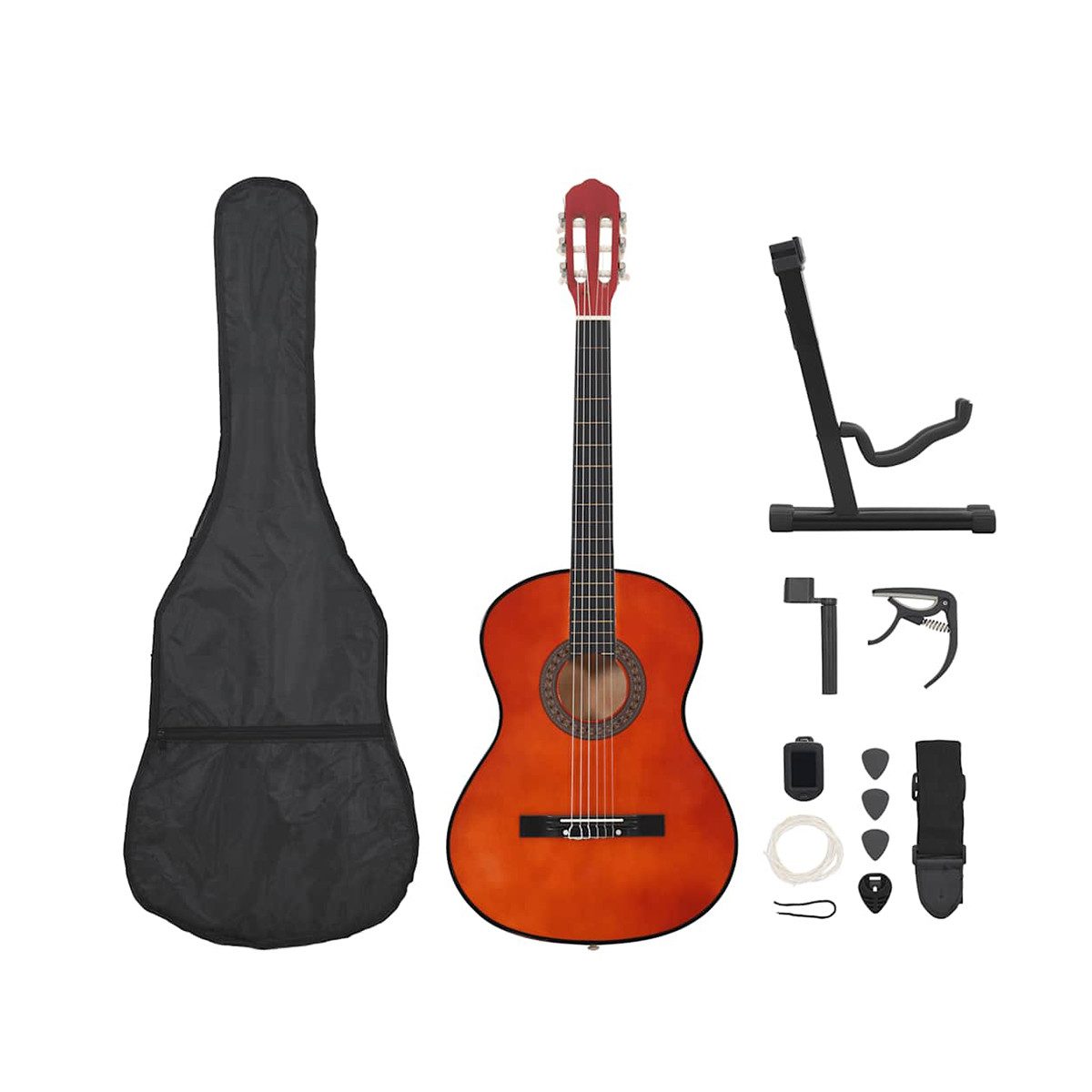 XDeer Konzertgitarre 12-teiliges Konzertgitarre Klassikgitarren-Set für Anfänger 1/2