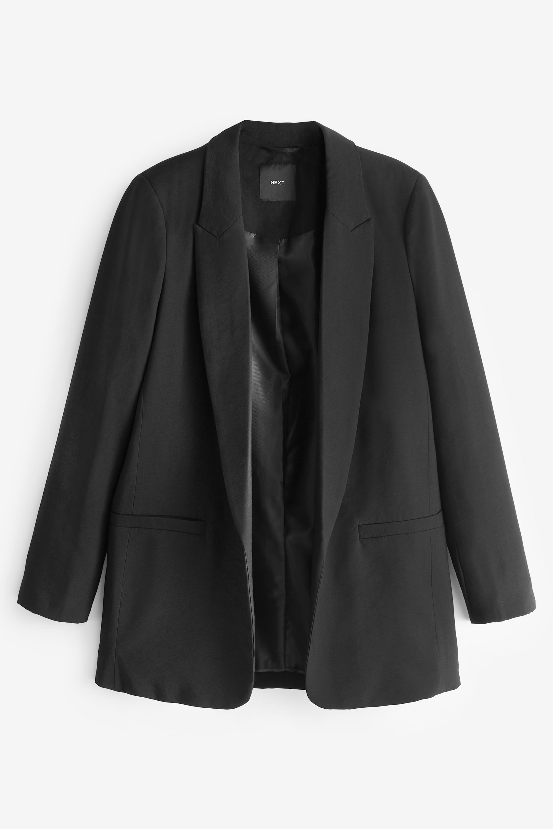 Jackenblazer Verschlussloser Blazer im Relaxed Fit - Kurzgröße